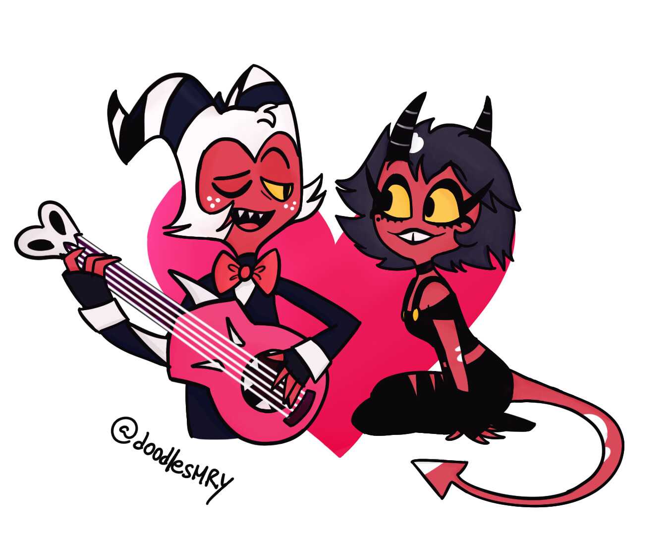 Helluva Boss Moxie Fan Art Artstation Helluva Boss Fanarts Melina Yanguas helluva boss fanarts melina yanguas