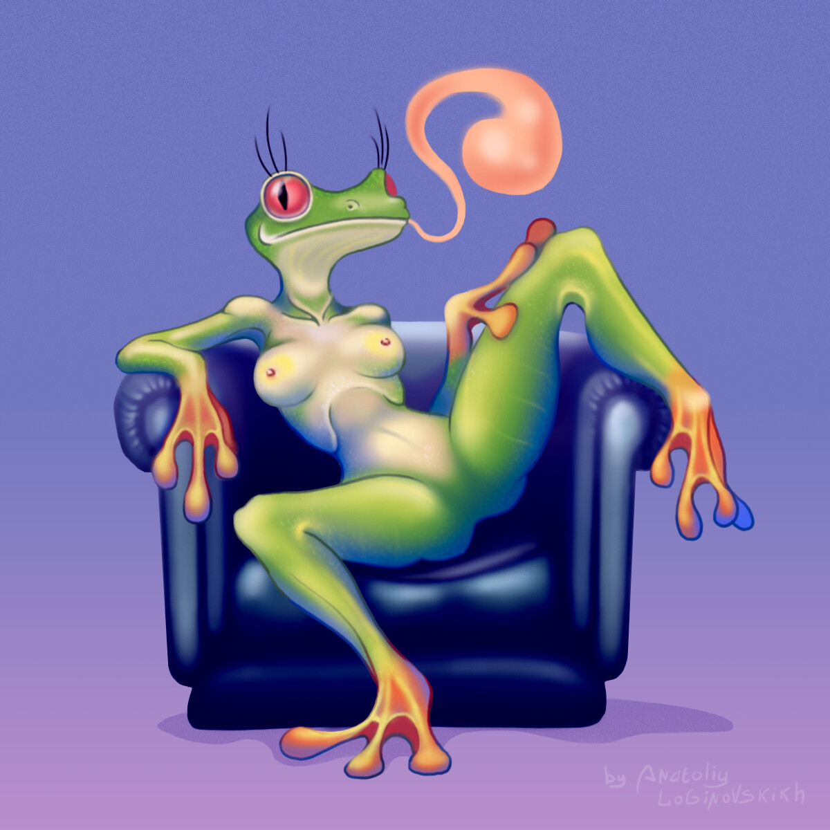 ArtStation - Sexy Frog