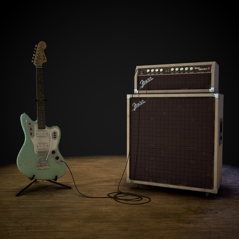 Vintage Fender Jaguar Scene | Re-light