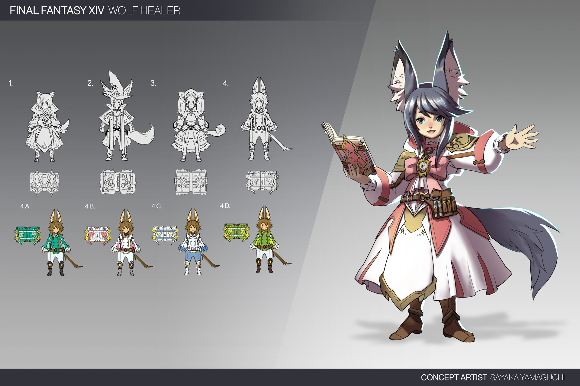 ArtStation Final Fantasy 14 inspired healer