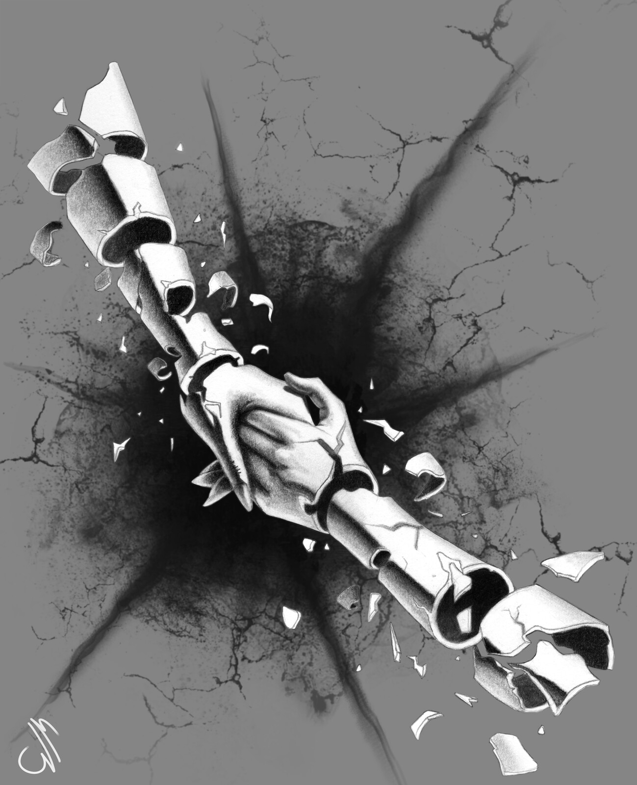 Artstation Shattered Love Godserg Art