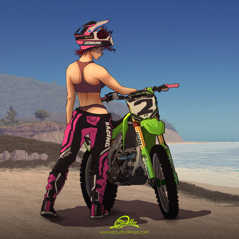 Alex Tercero S nchez MOTOCROSS GIRL