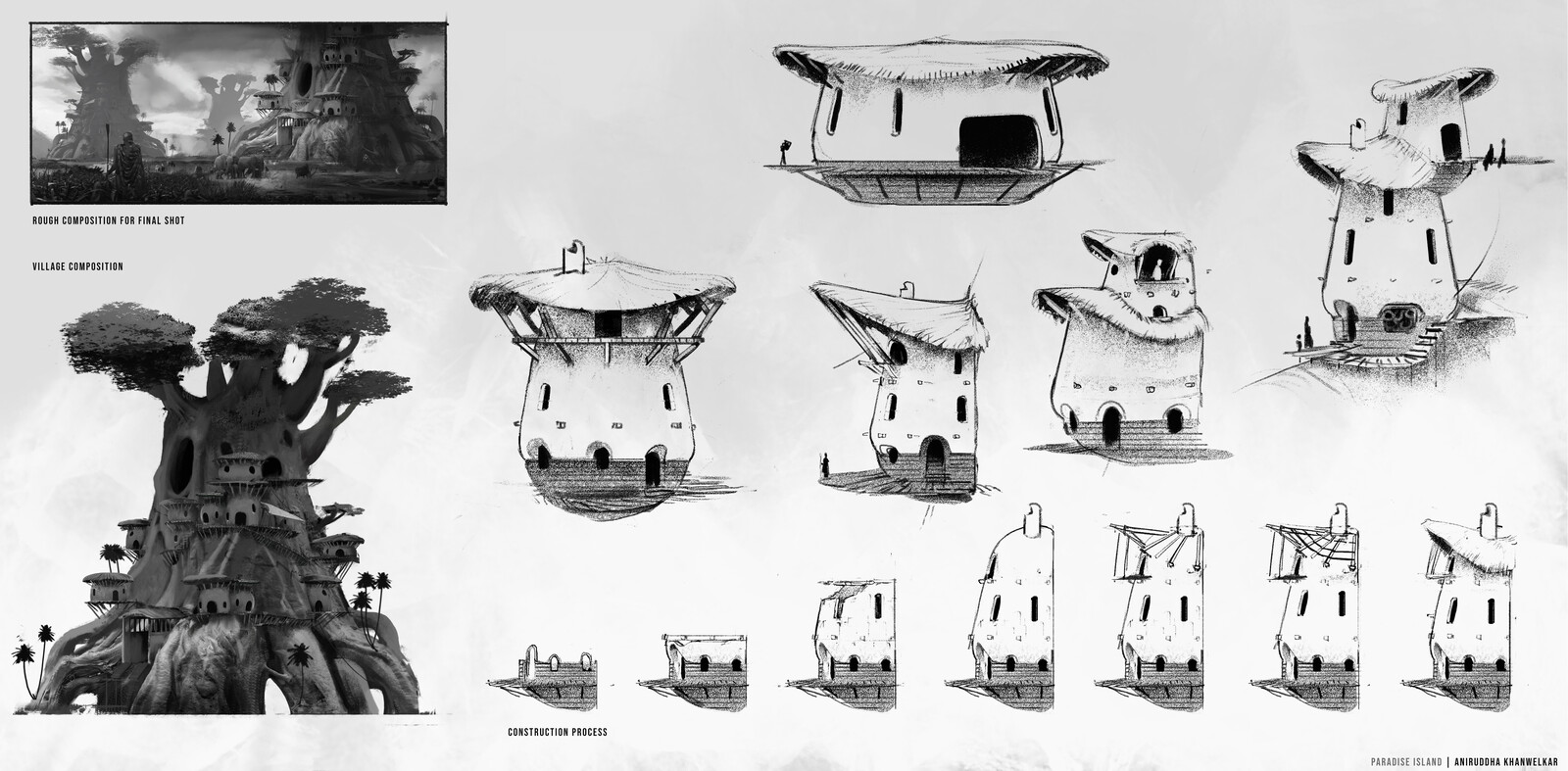 Design Sketches - Houses
