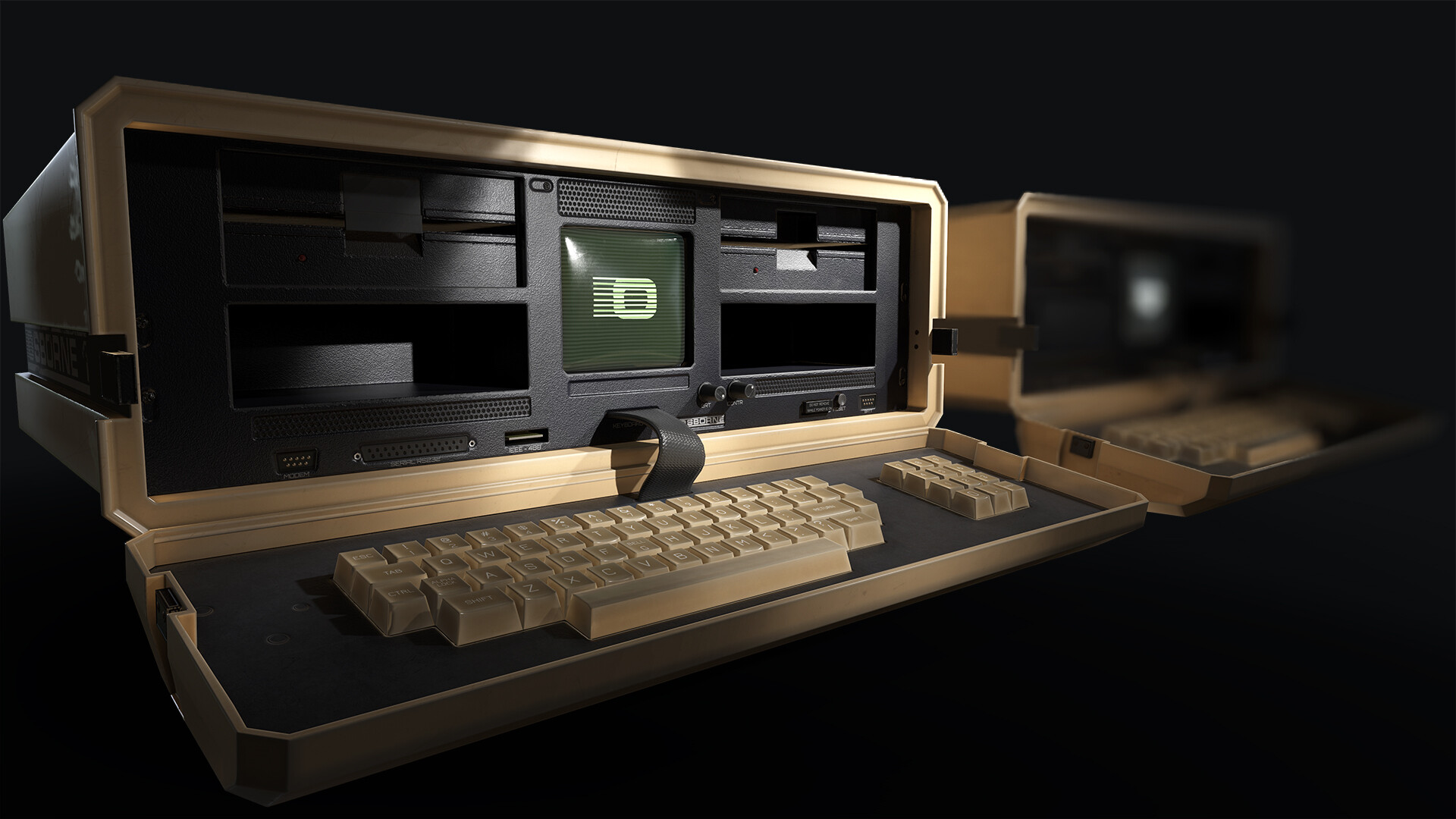 Пк предметов через. Osborne 1. Osborne 1 Computer. Osborne-1 (1981). Старый ПК.