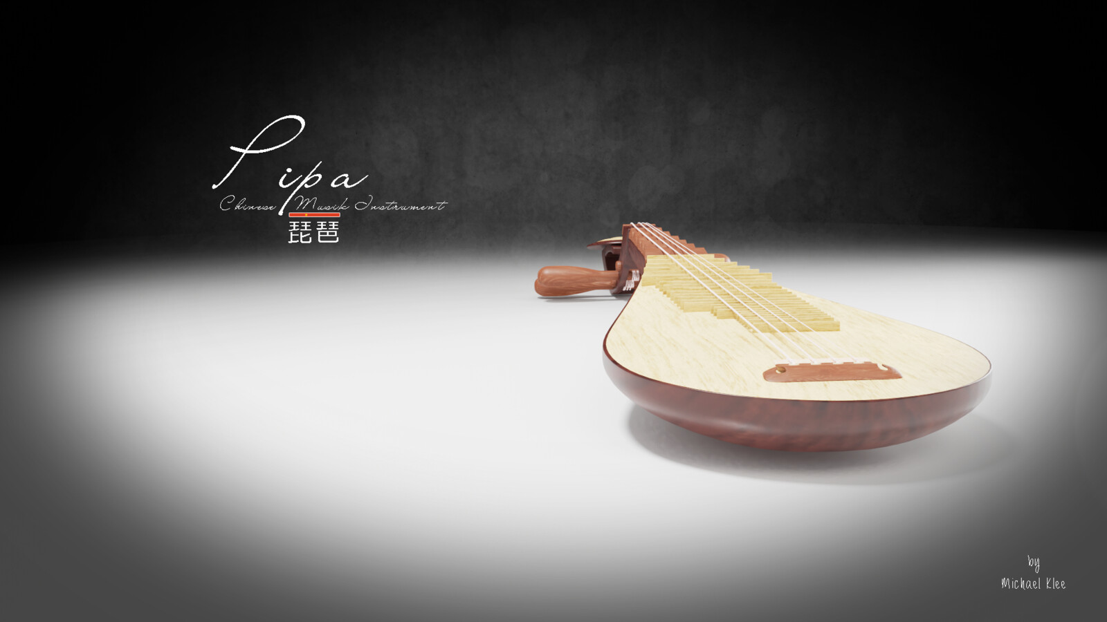 Pipa 琵琶 - Chinese musical Instrument ground