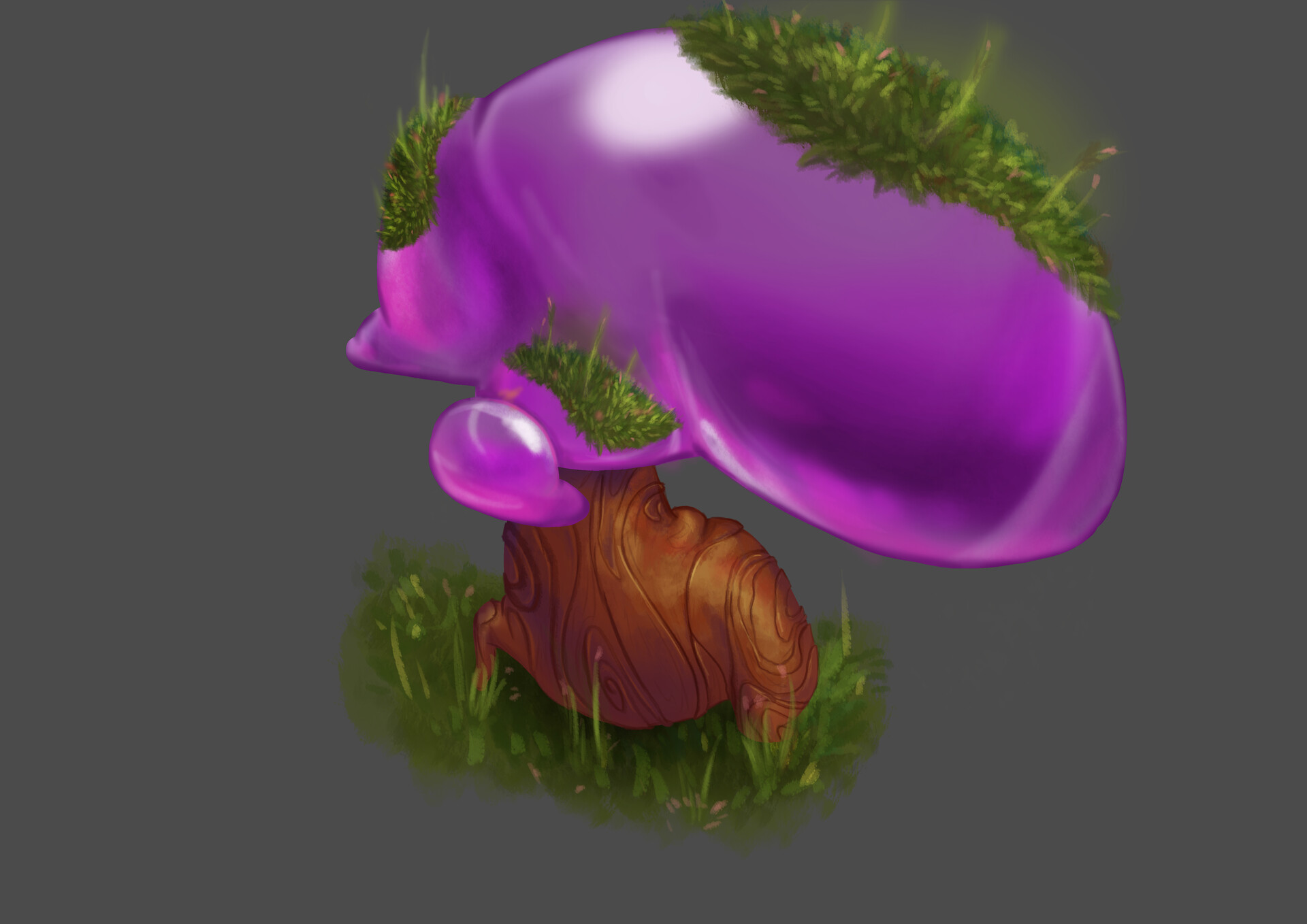 ArtStation - Game Tree Design - Digital Paint