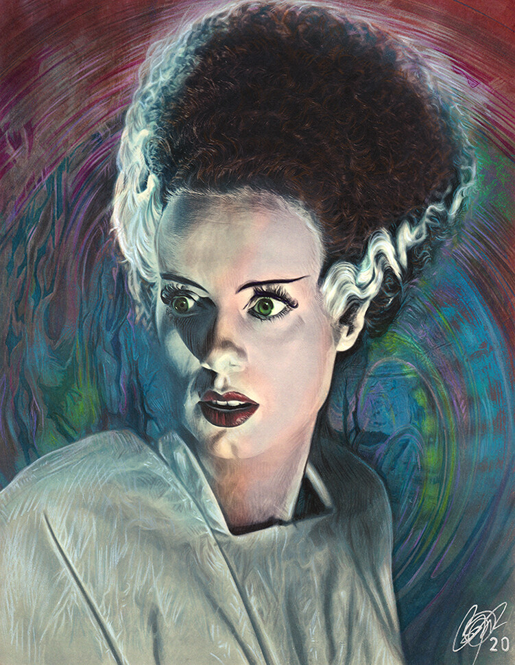 Frederick Cooper Elsa Lanchester THE BRIDE OF FRANKENSTEIN