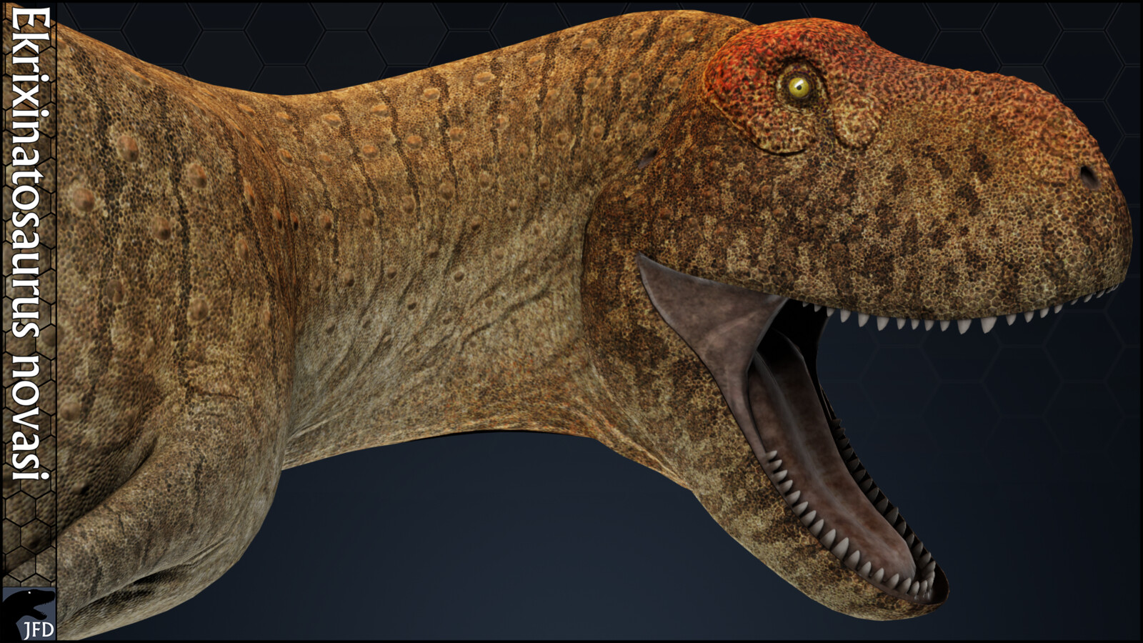 Ekrixinatosaurus novasi head render.