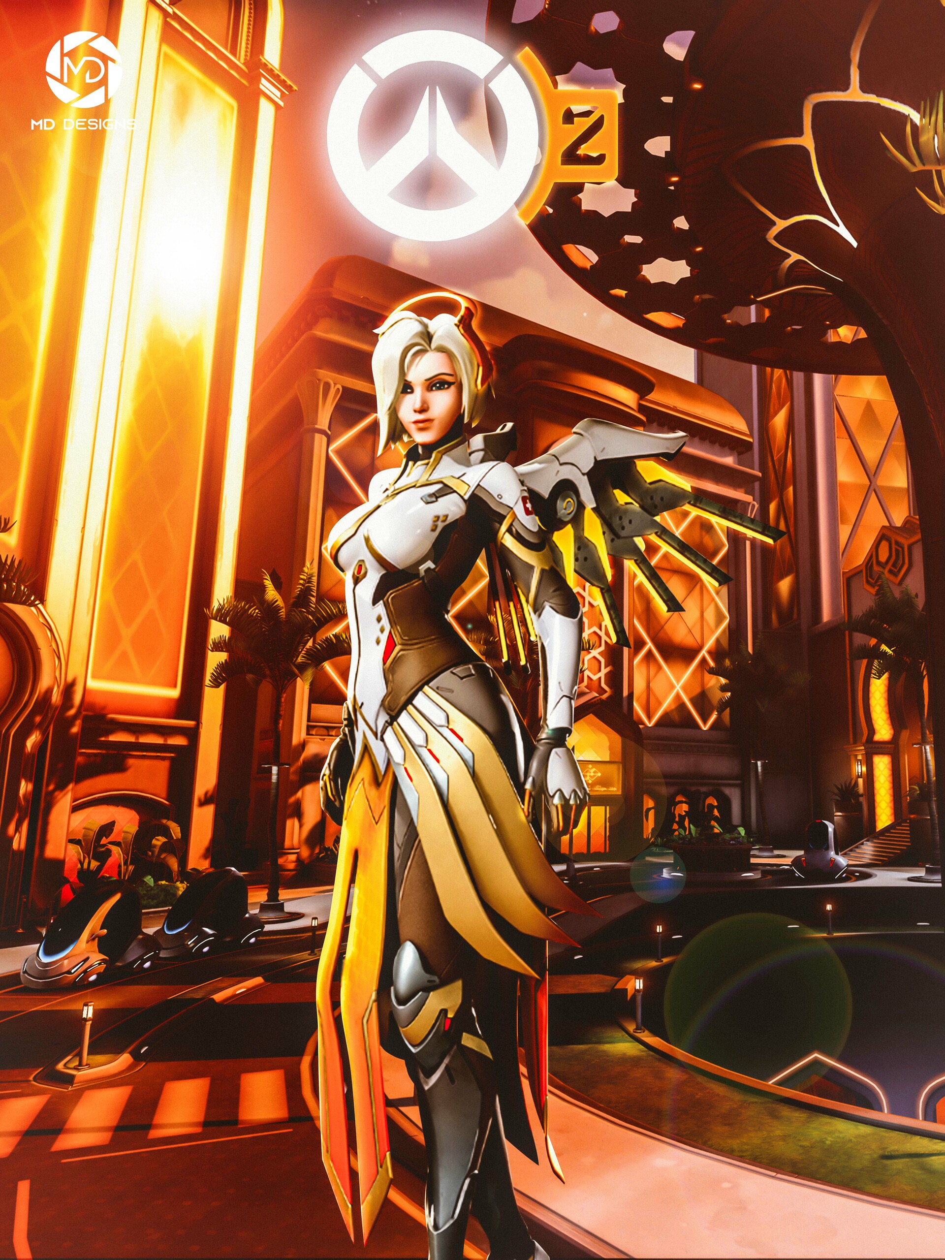 photo Overwatch 2 Mercy Fanart artstation overwatch 2 mercy