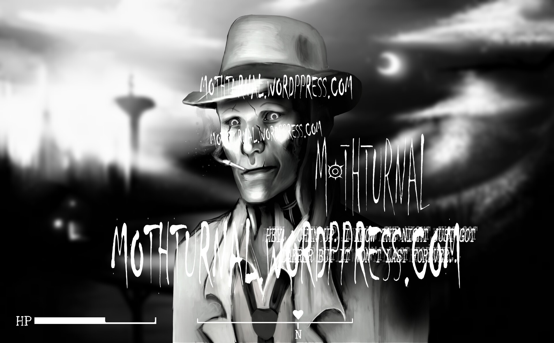 Artstation Night Got Darker Moth Mothturnal