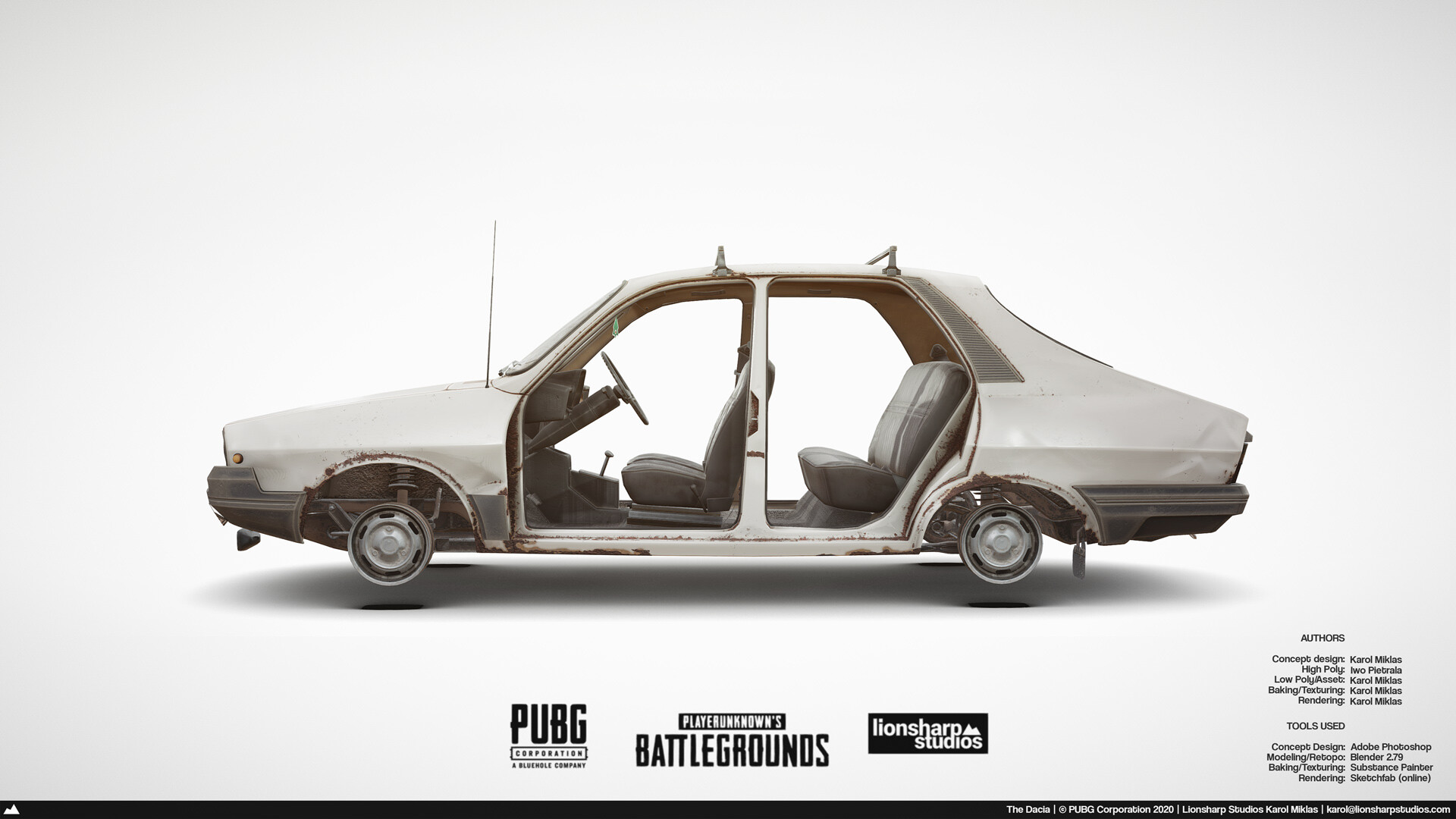 Dacia акула pubg