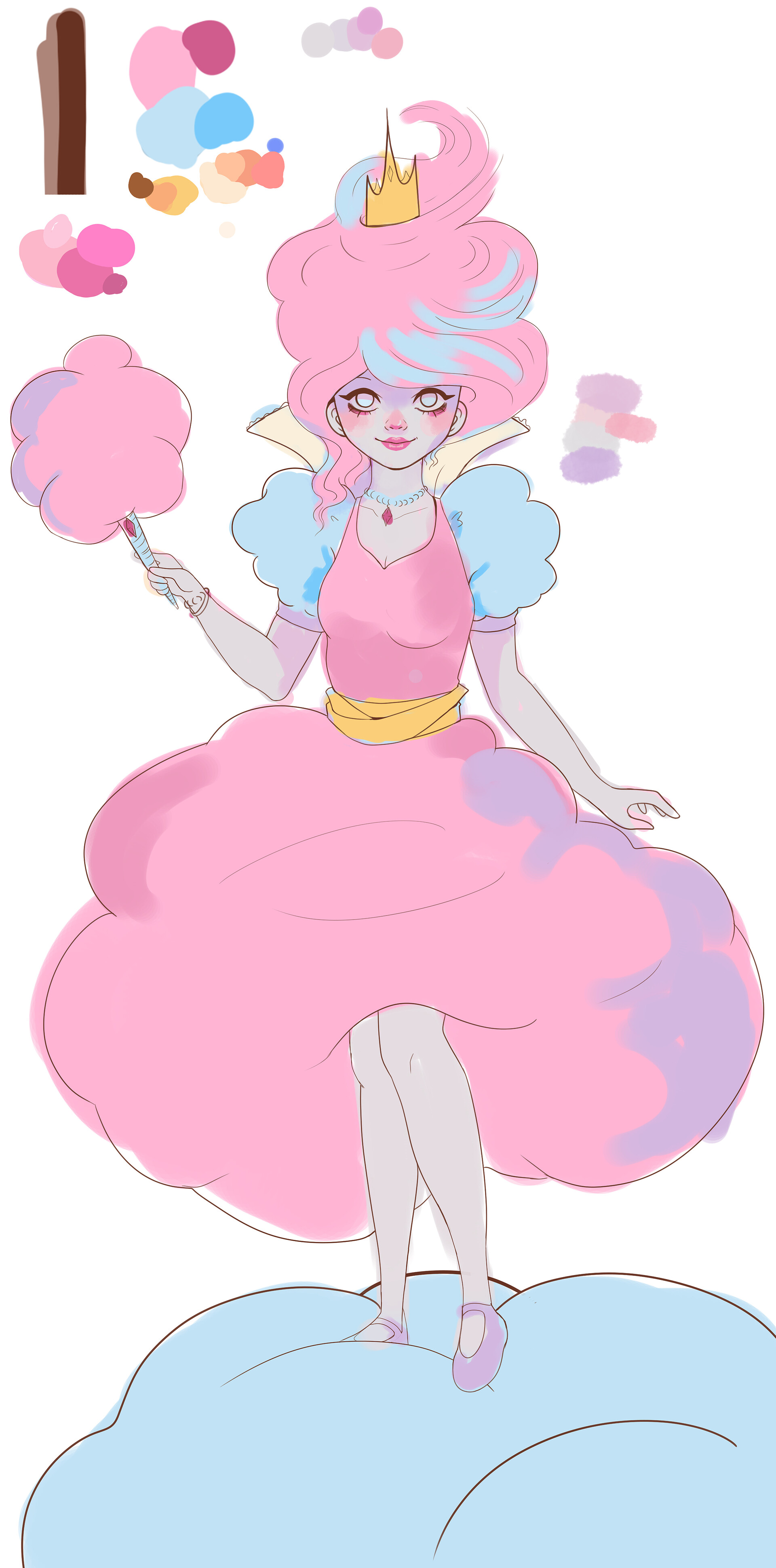 cotton candy princess adventure time cosplay