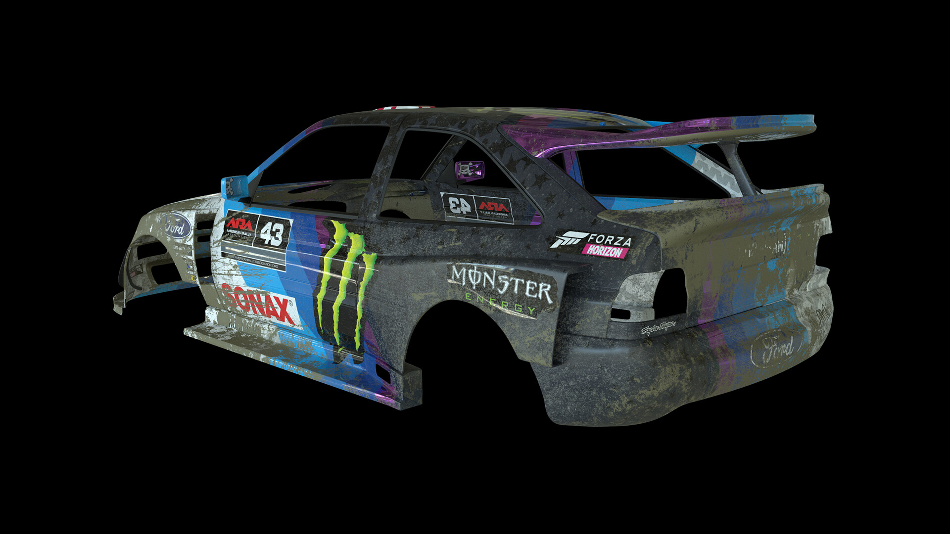 Hoonigan gymkhana 10 ford escort cosworth group a