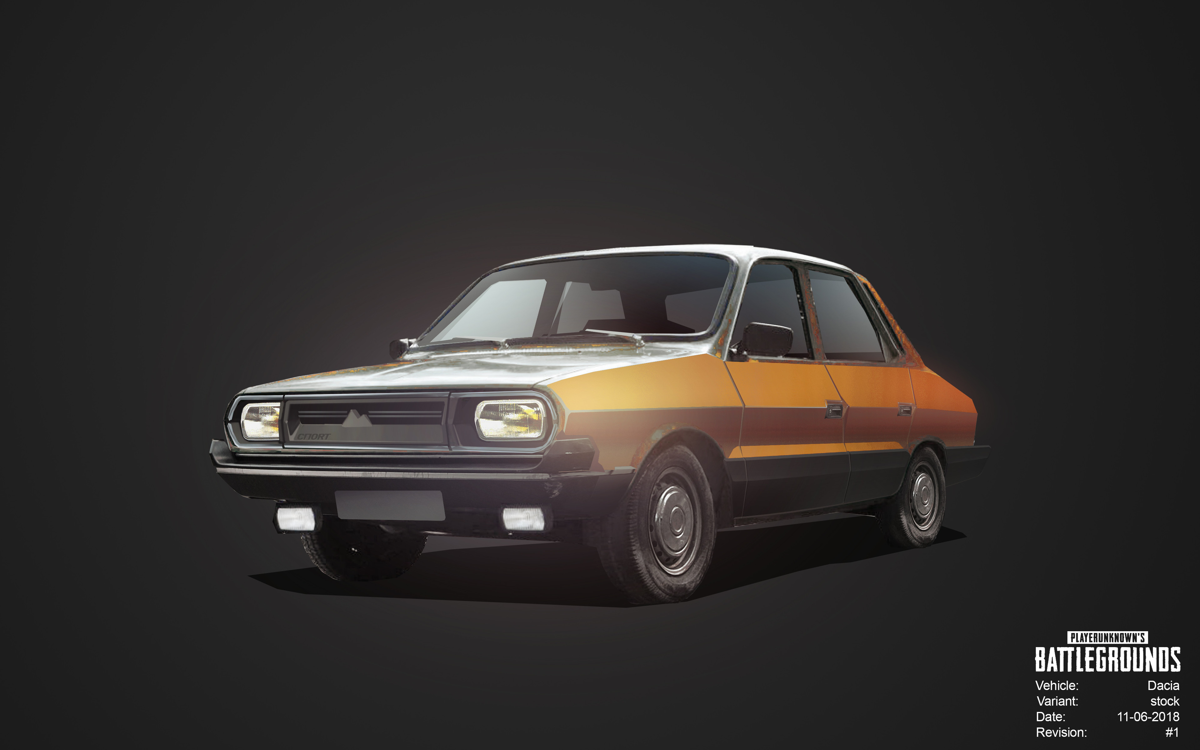 Dacia акула pubg