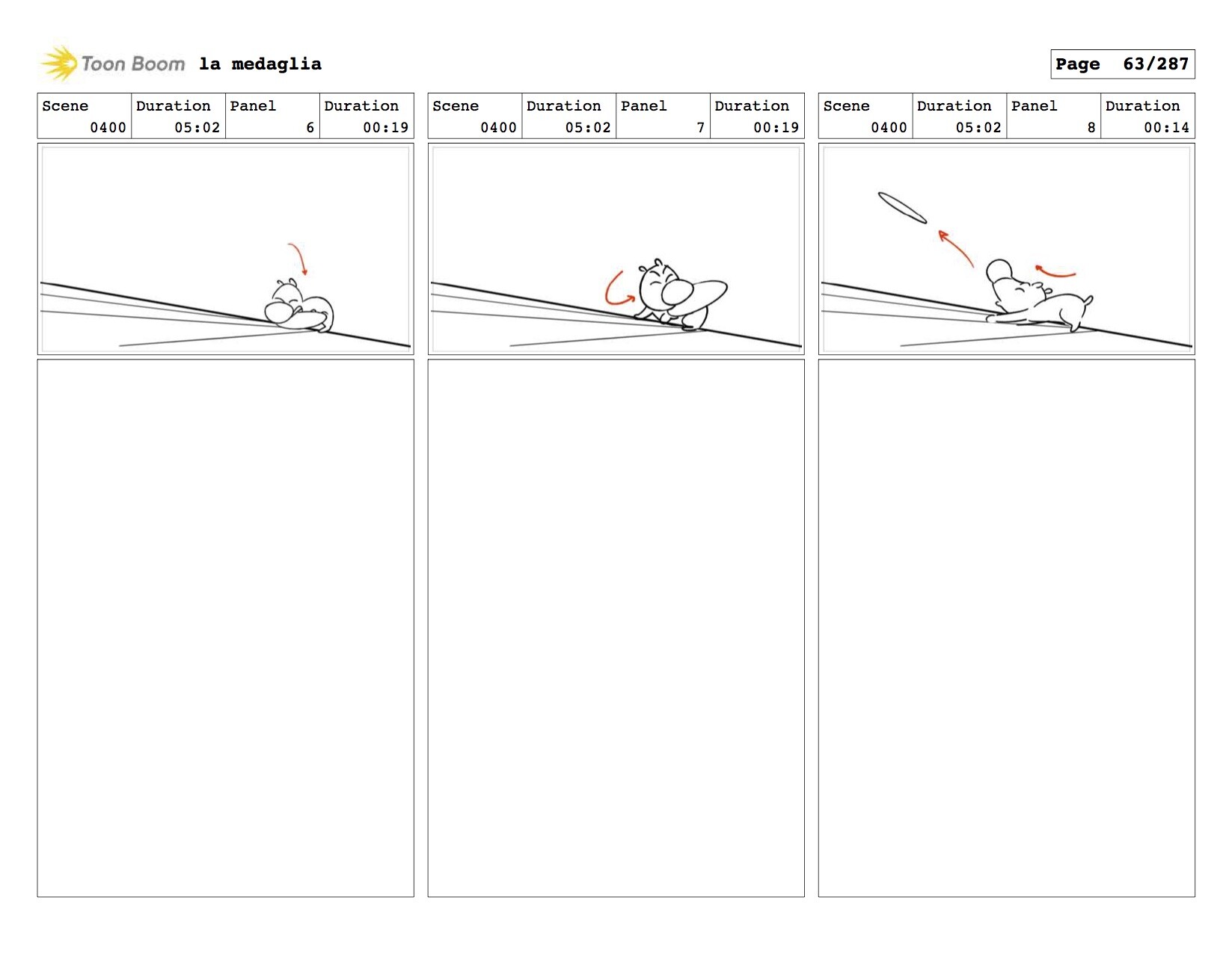 ArtStation - Storyboard Tv series: Pat the dog (© Animoka