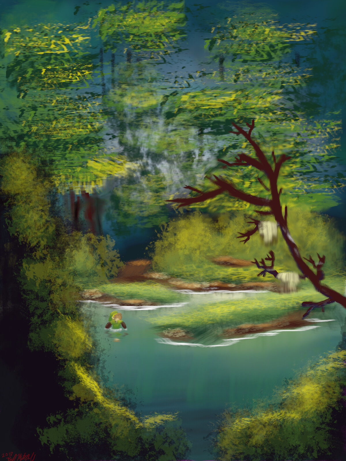 Artstation The Legend Of Zelda Digital Oil Series Will Mitchell