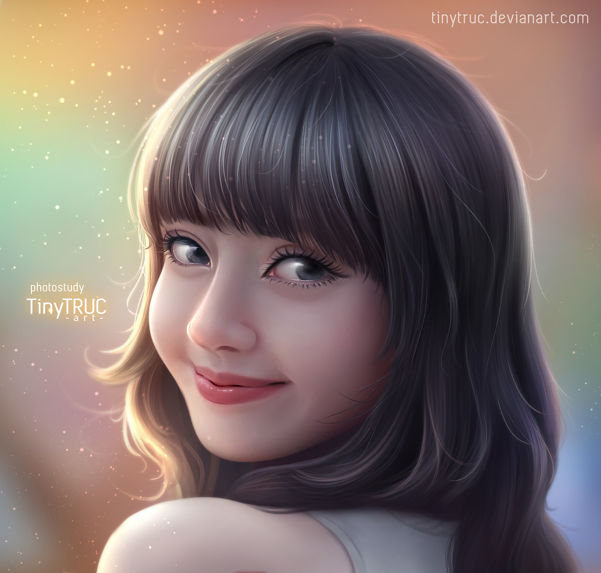 Tiny Truc Lisa Blackpink Fan Art