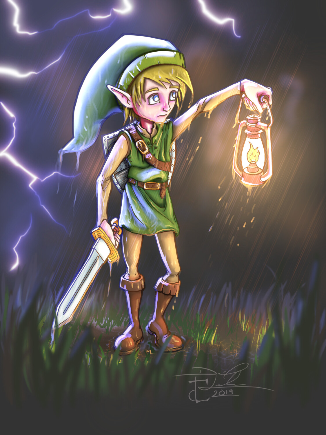 ArtStation - Zelda: A Link to the Past Fanart