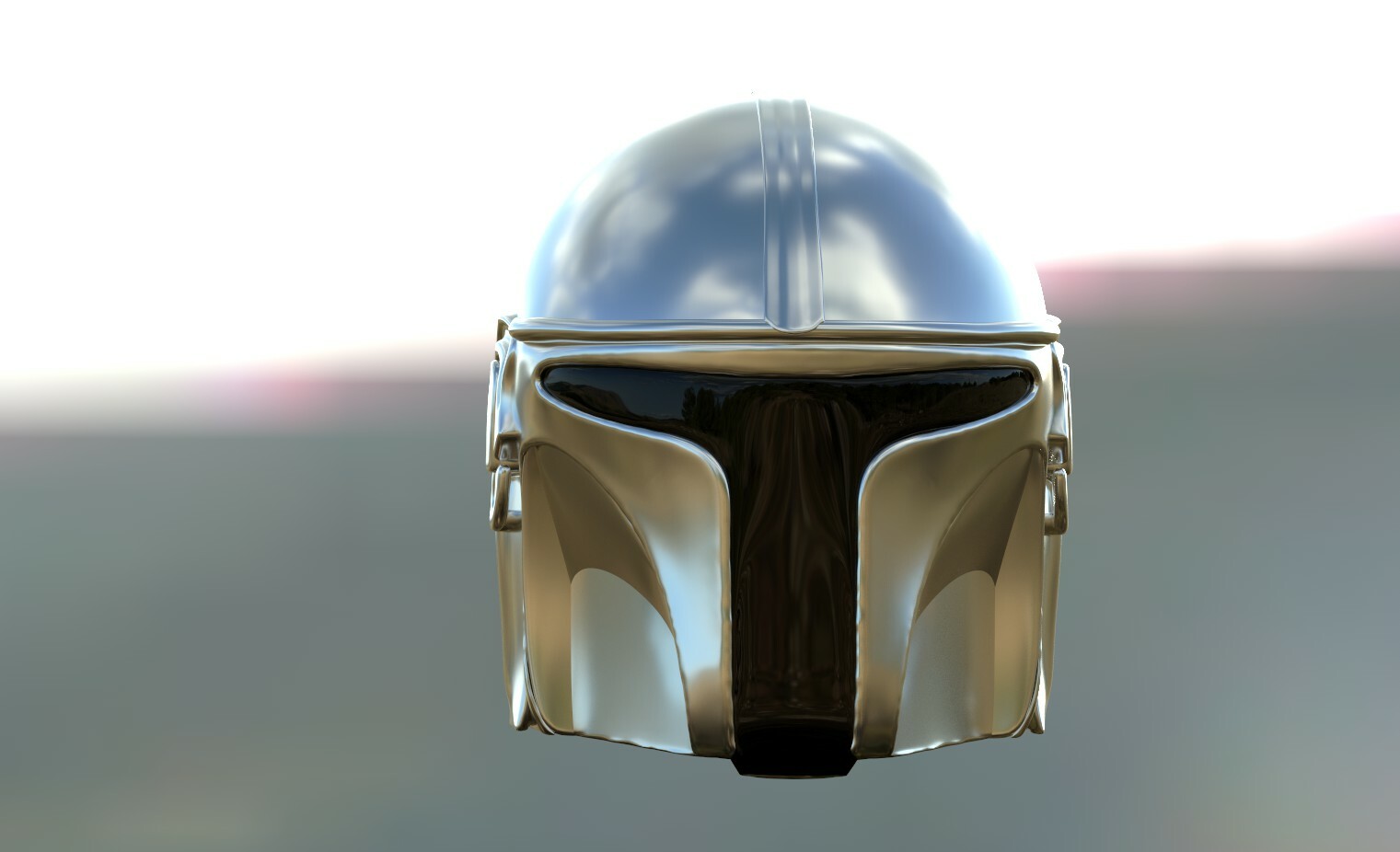 Artstation 3d Modeling Mandalorian Helmet Raul Passos