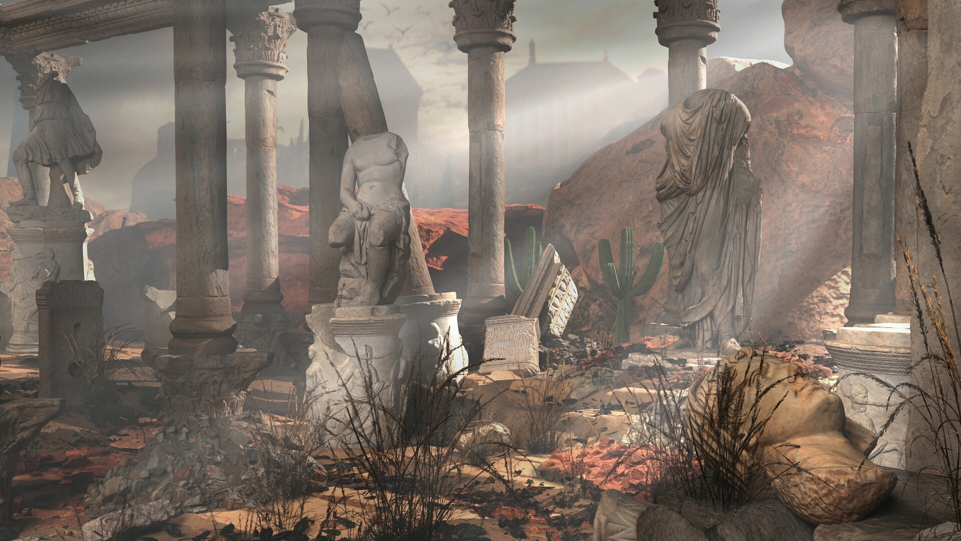 Shubham Ingole - Fall of roman empire 3d environment