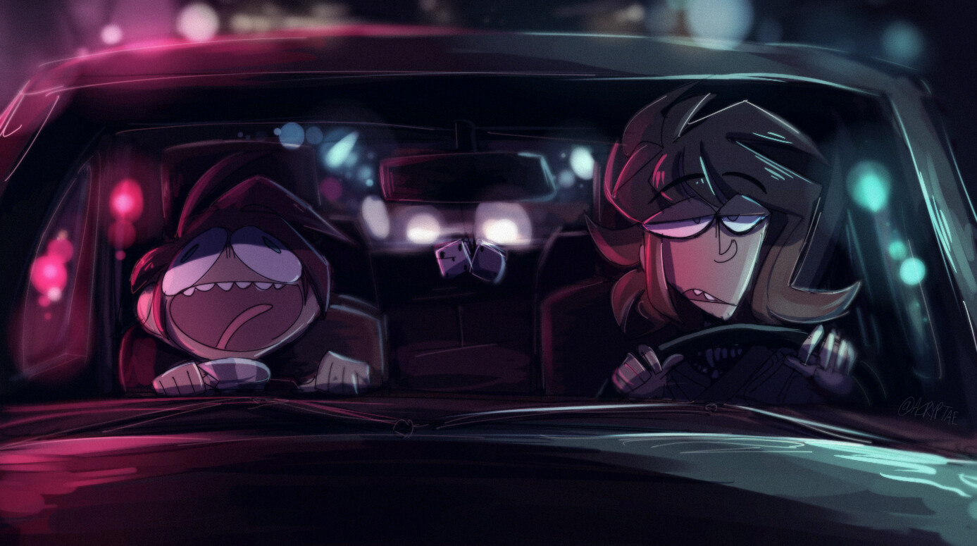 ArtStation (2018) Night Drive