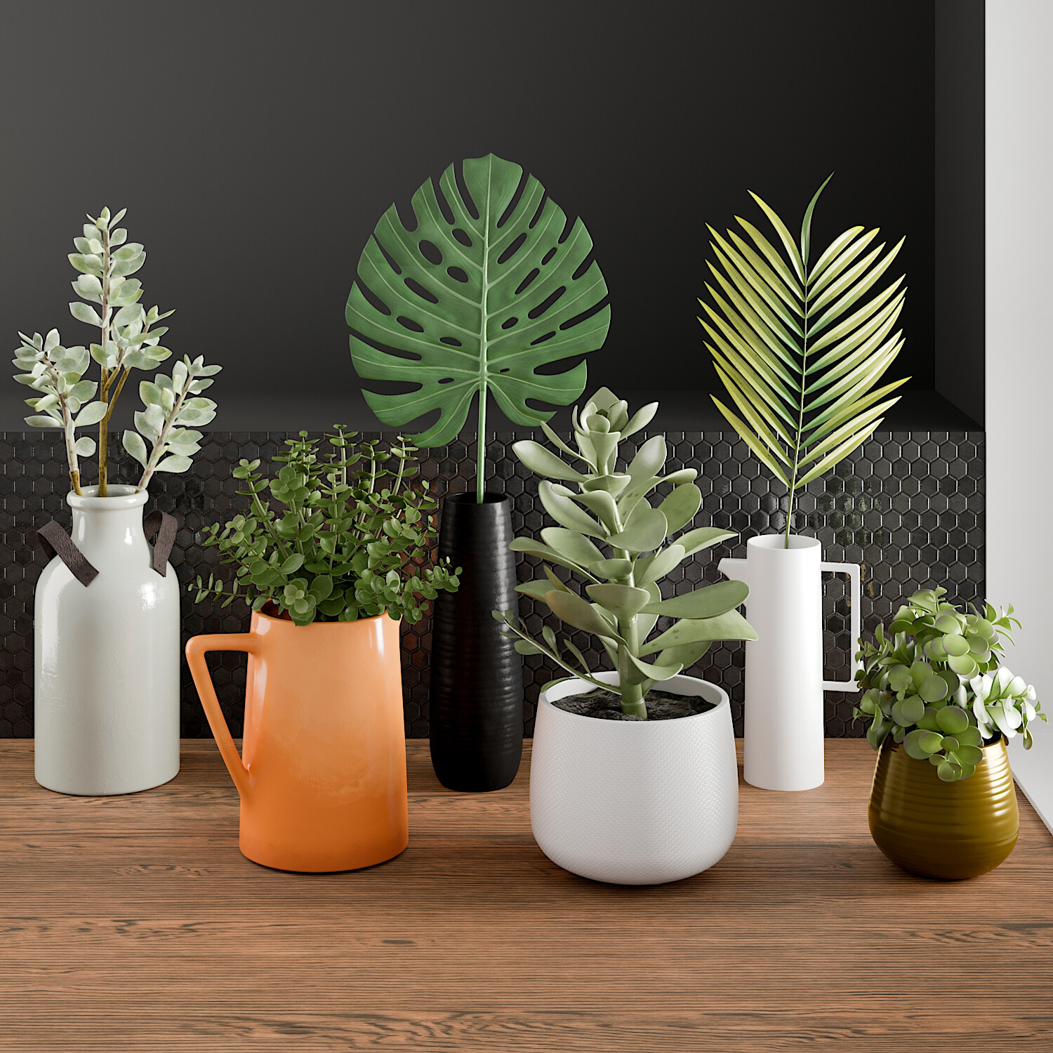 Artstation Realistic 3d Model Of Potted Plants Created By Nice