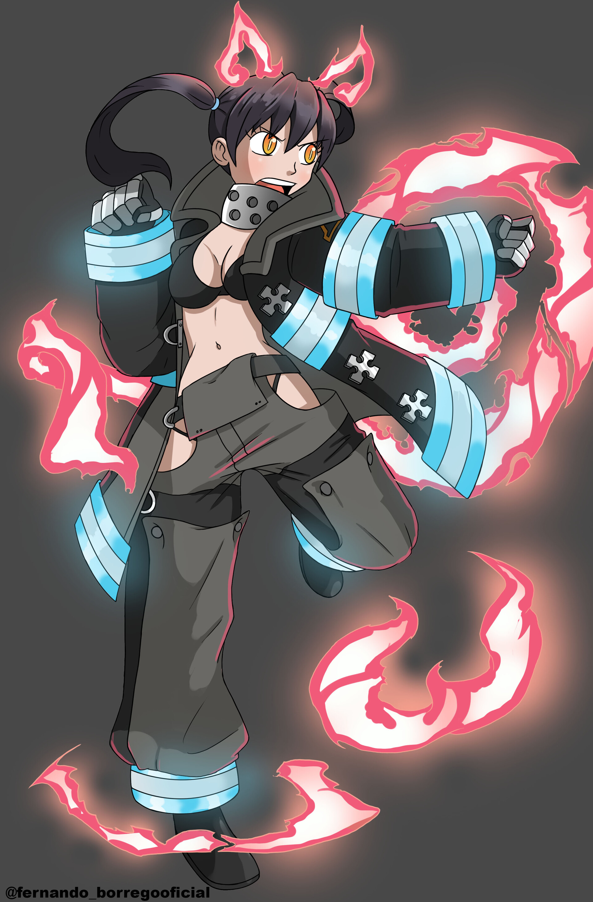 fire force tamaki statue