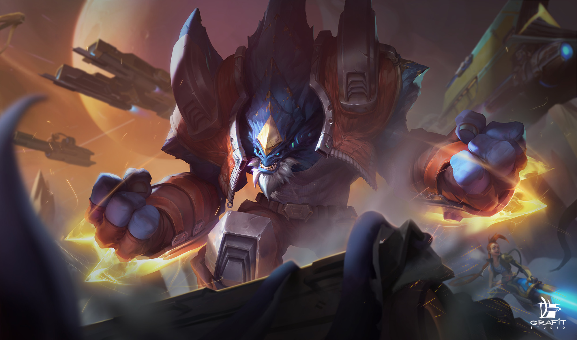 Artstation Odyssey Malphite League Of Legends