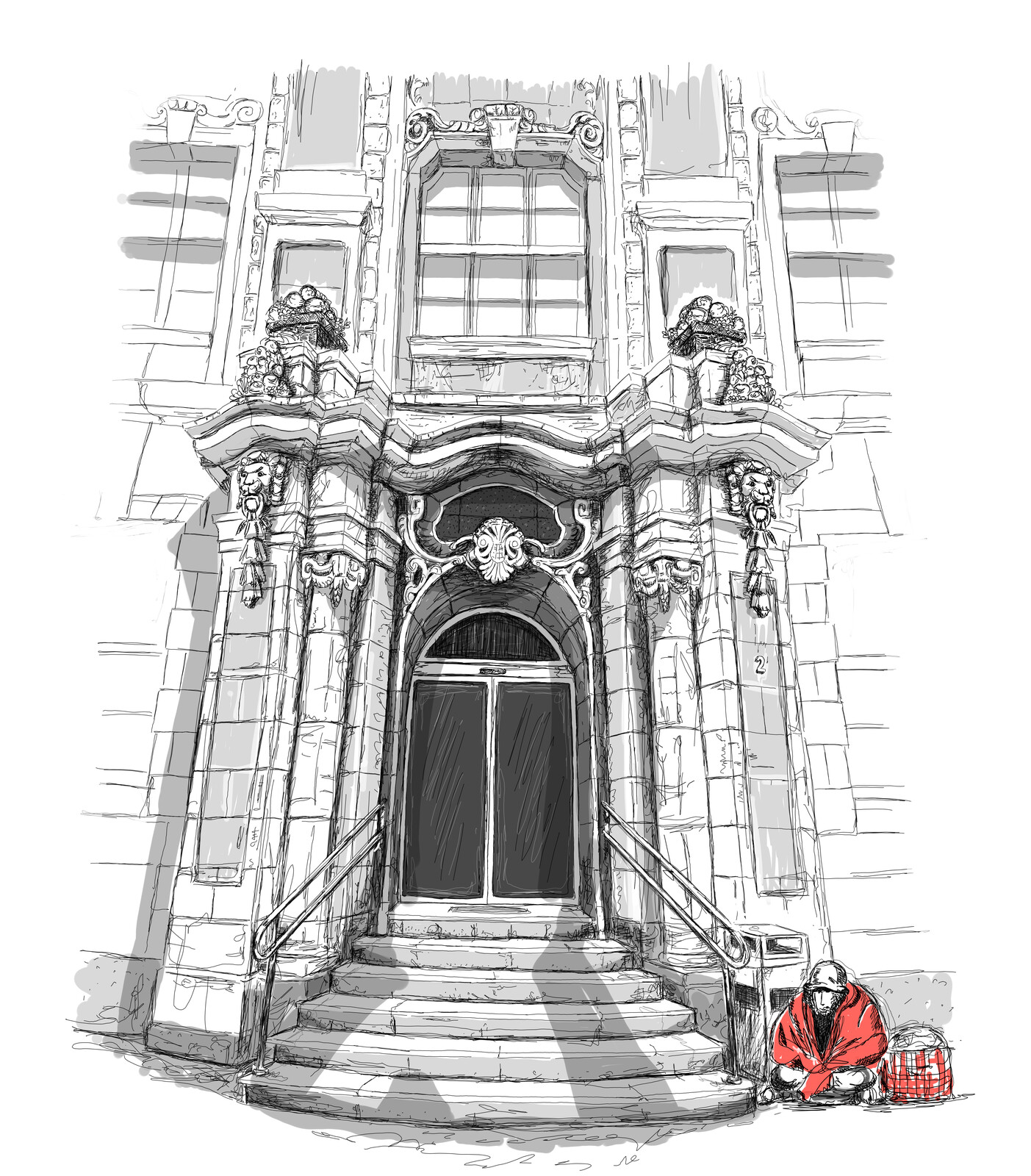 Abundance, urban sketching