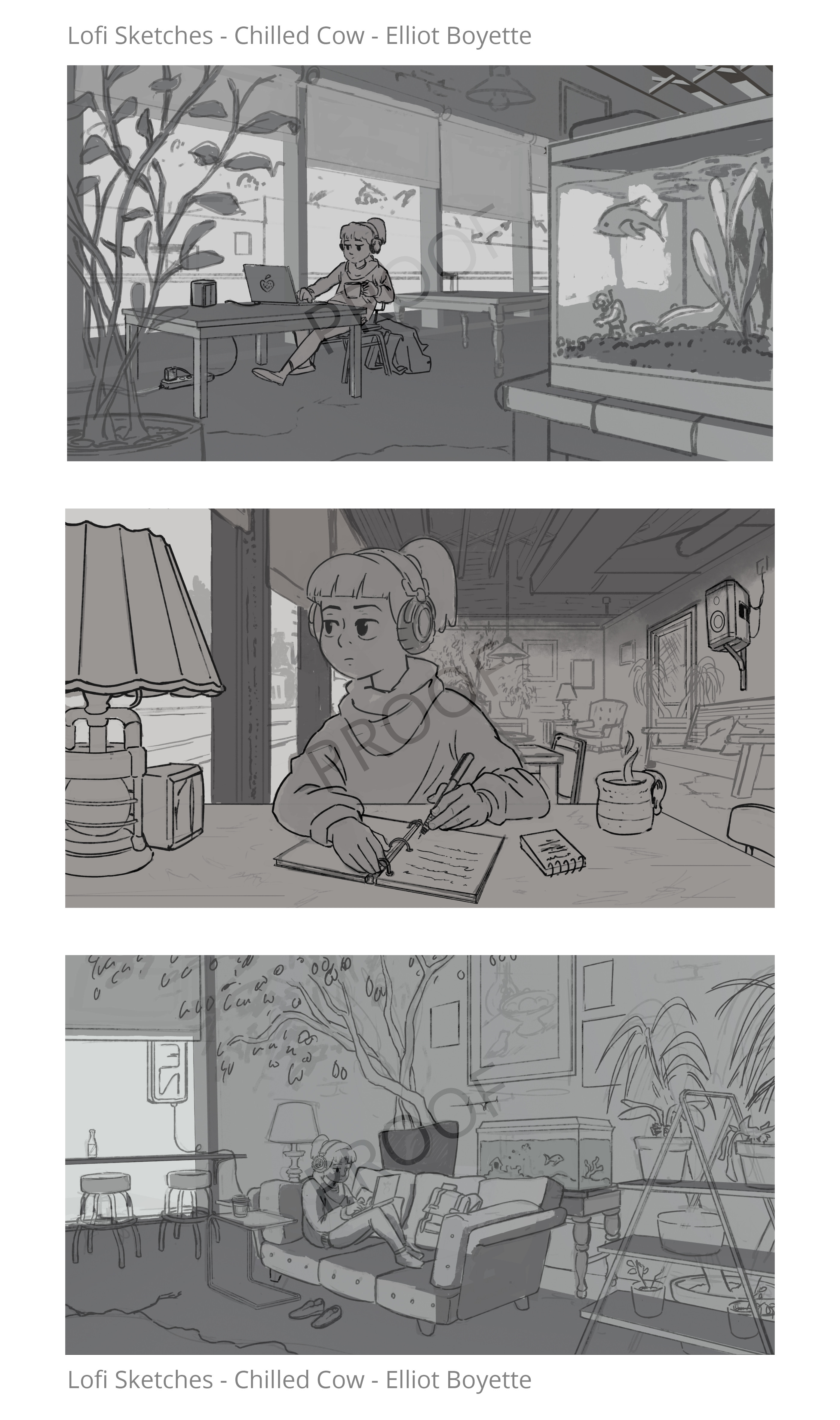 Mocked up compositions