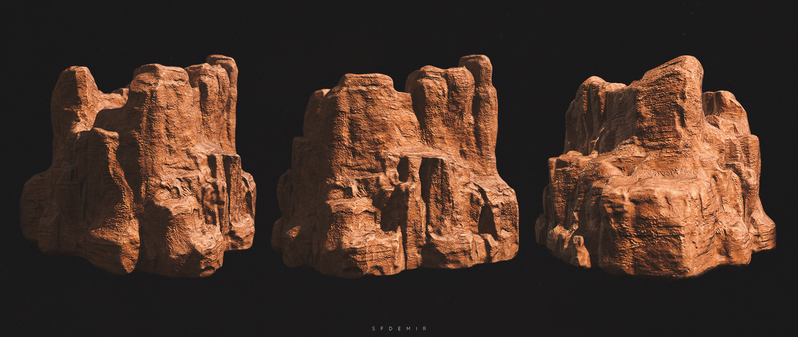 sfdemir desert cliff