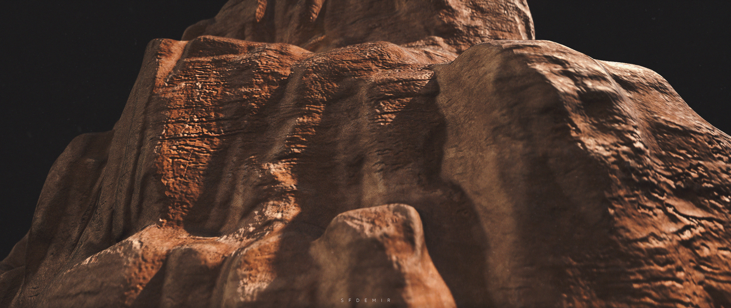sfdemir desert cliff