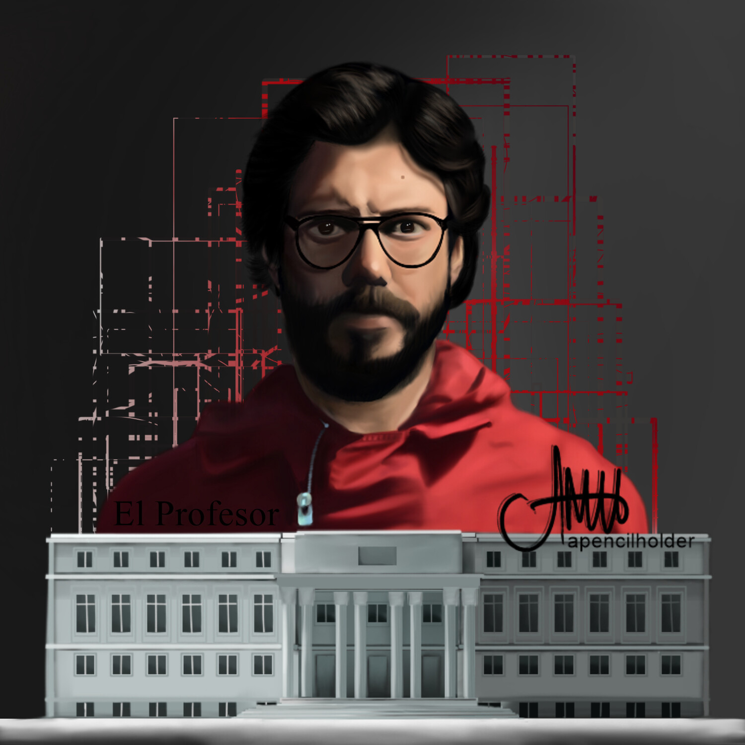 Artstation The Professor La Casa De Papel Money Heist A M Hussain