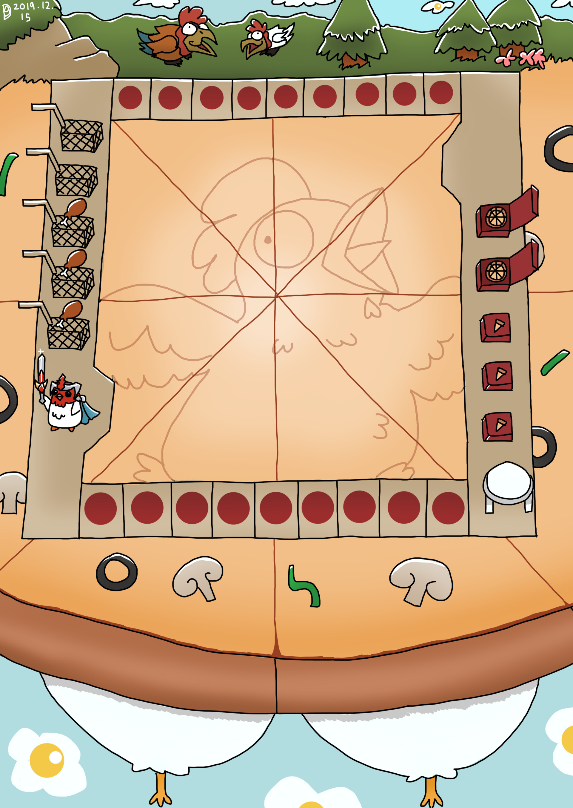 ArtStation TFT Chicken Arena