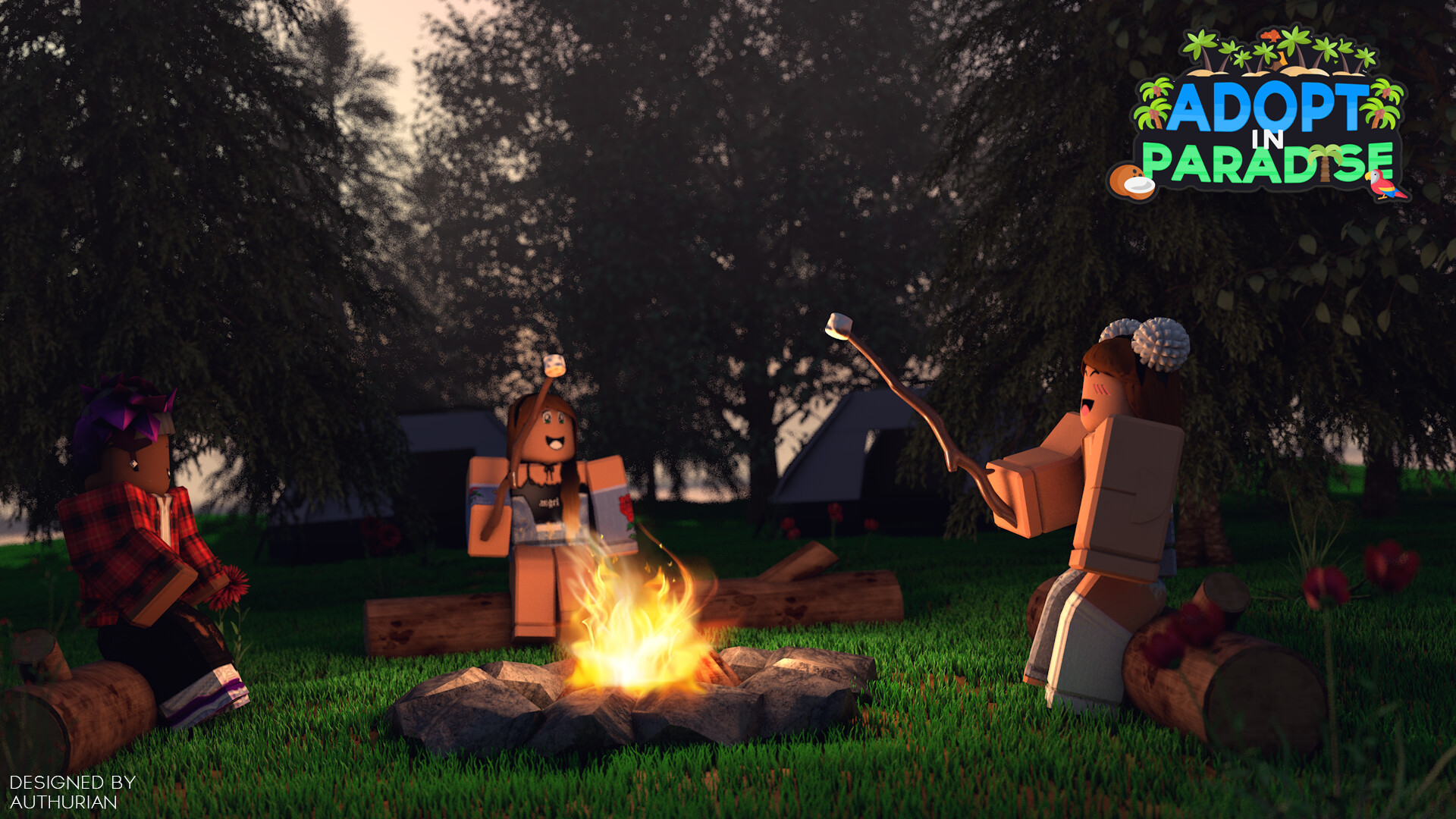 Artstation Campfire Authurian S Portfolio - roblox campfire game
