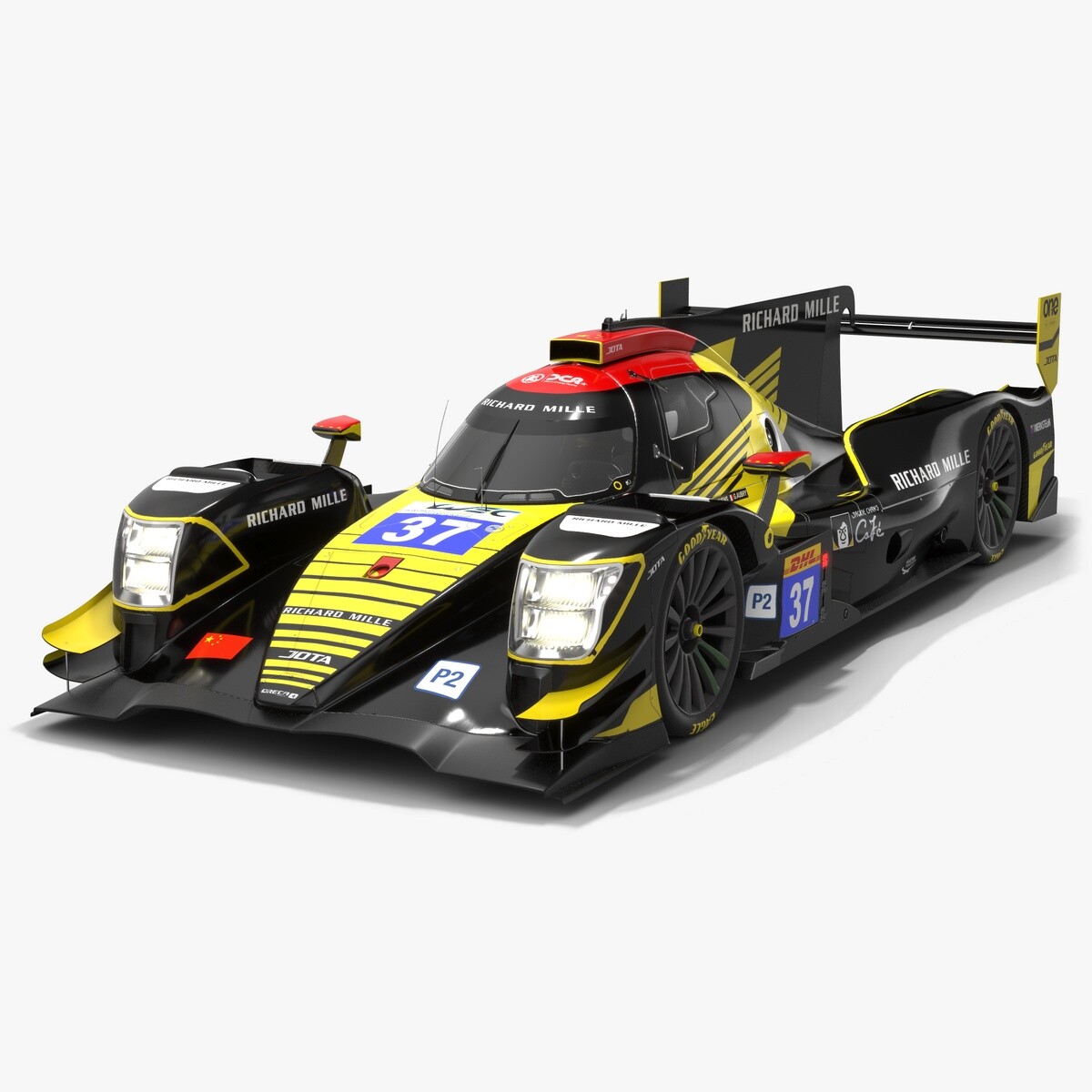 Artstation Jackie Chan Dc Racing Wec Lmp2 Season 2019 2020 3d Model Oleksii Sergiyovych
