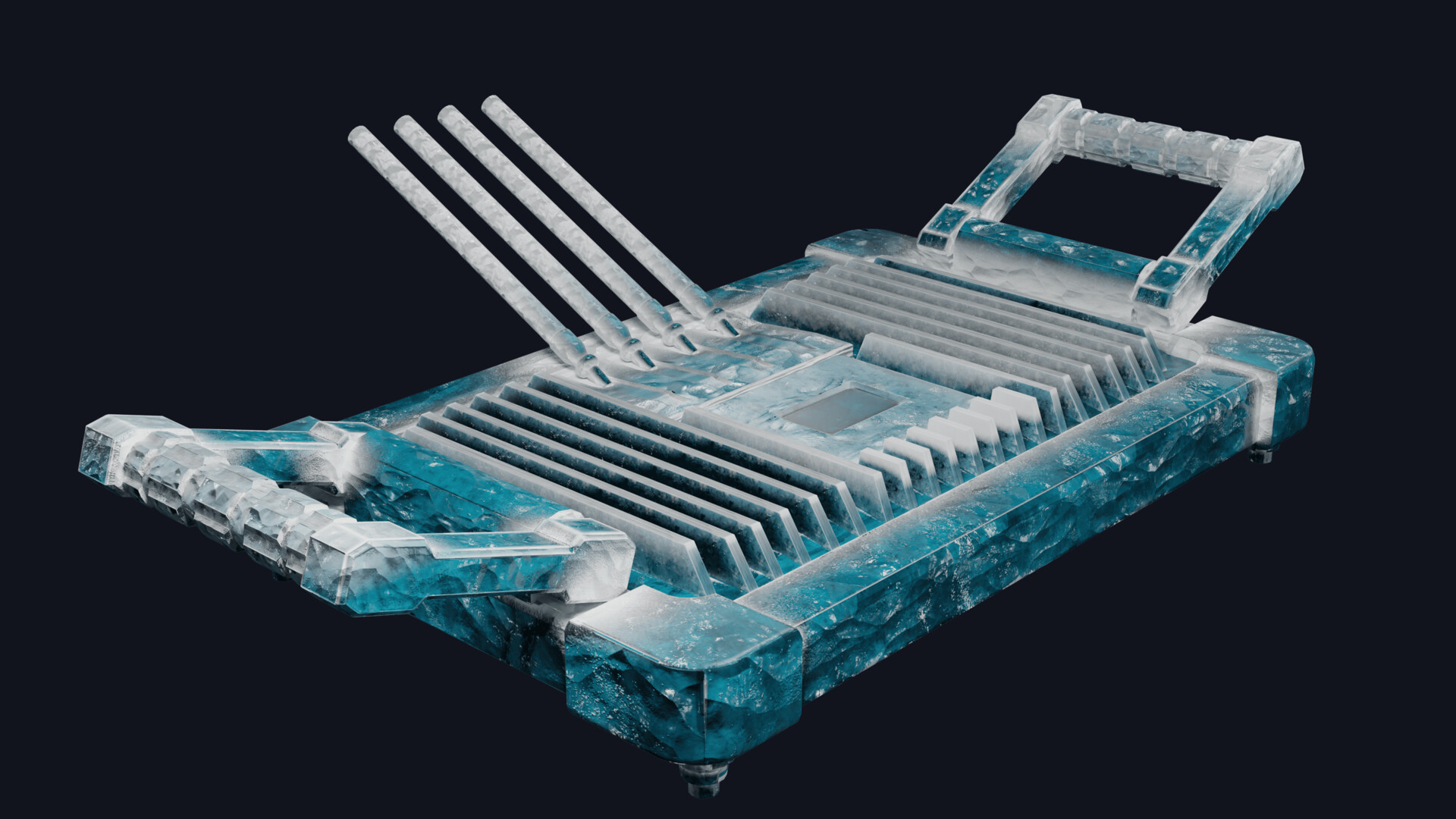ArtStation Black ice Mute Jammer