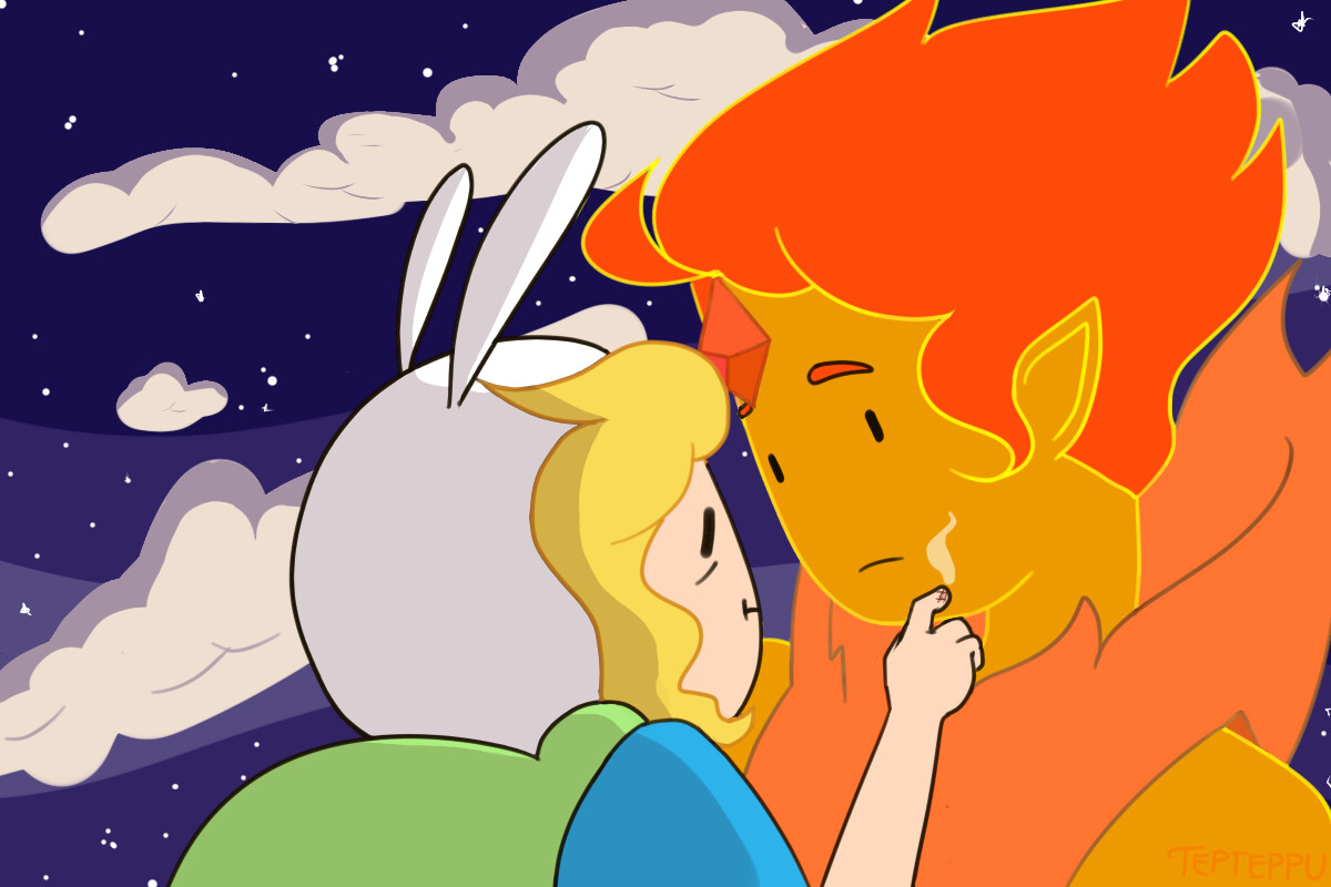 fionna and finn adventure time kiss