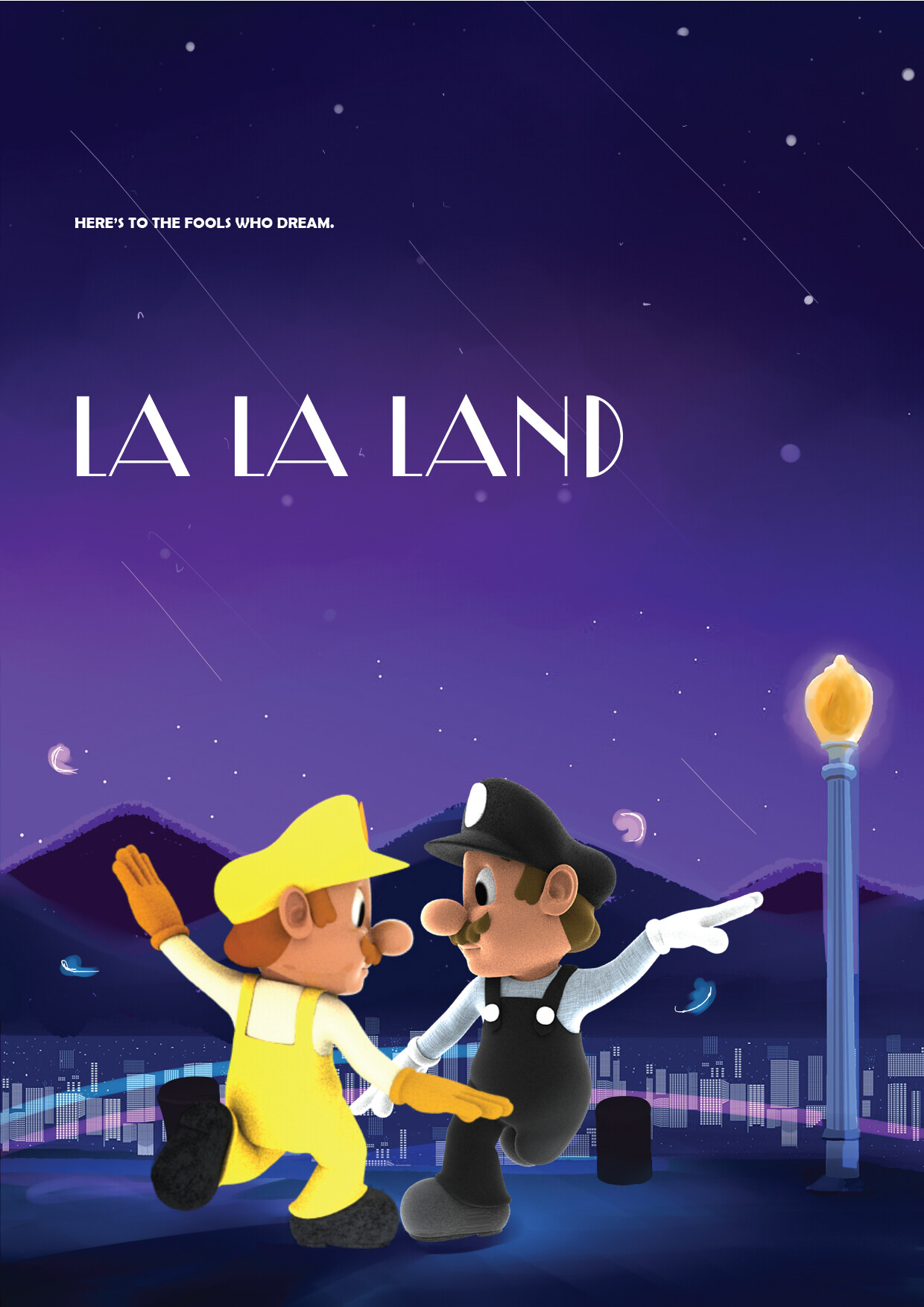 Artstation La La Land 3d Poster Meldd Duck