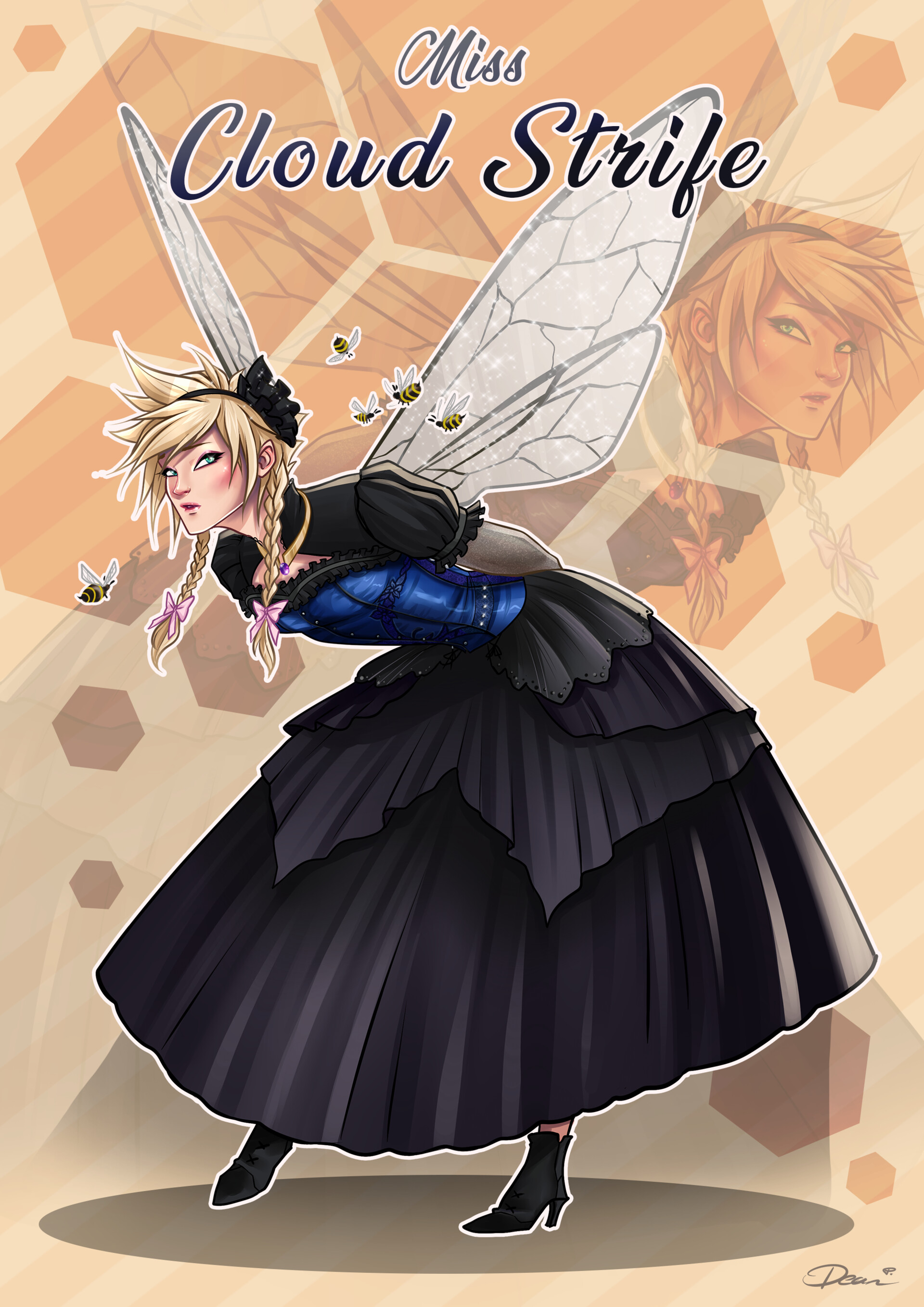Artstation Miss Cloud Ffvii Remake Geraldine Przybilla