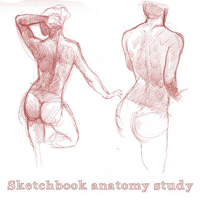 Sketchbook Nude study