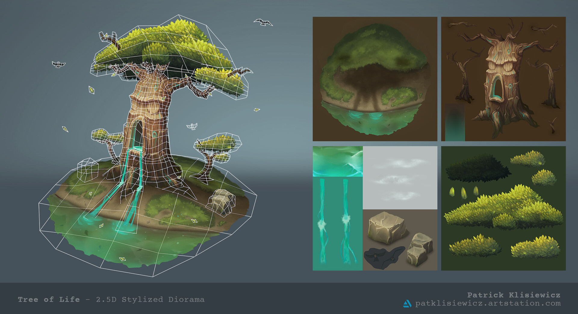 Pat Klisiewicz - Tree of Life - 2.5D Diorama