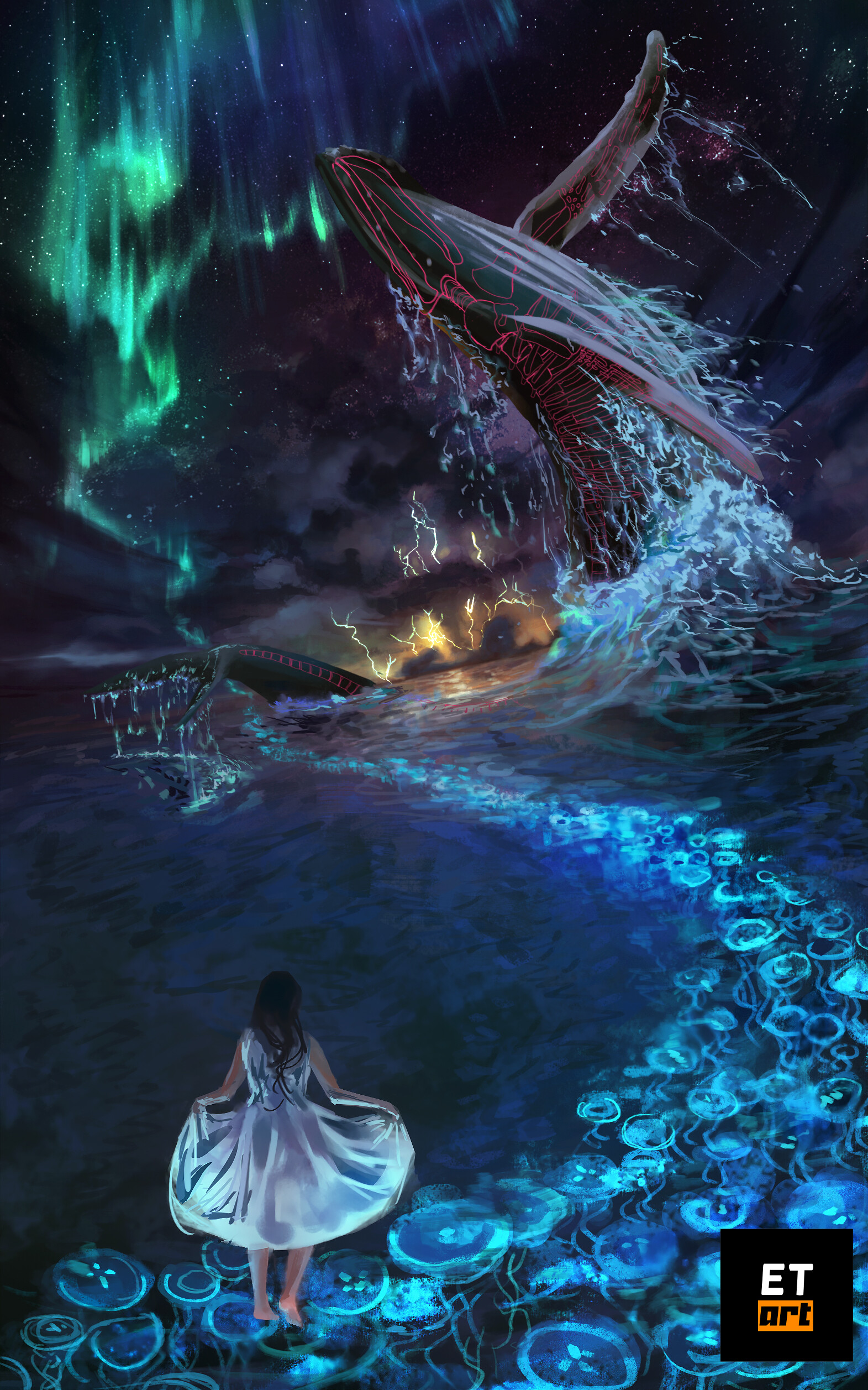 ArtStation - Whale fall