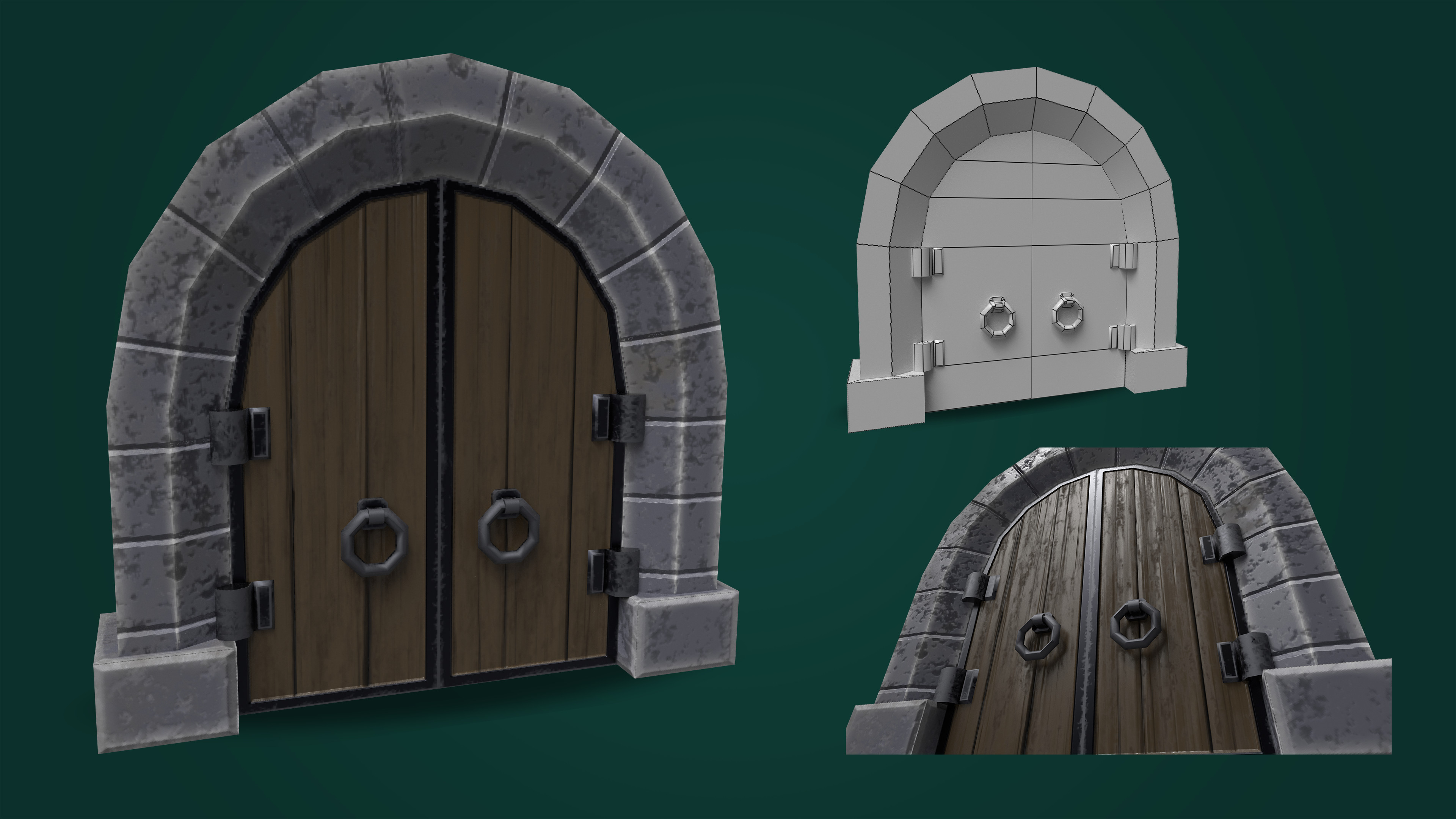 Wooden Dungeon Door.
Check it out on Sketchfab below!