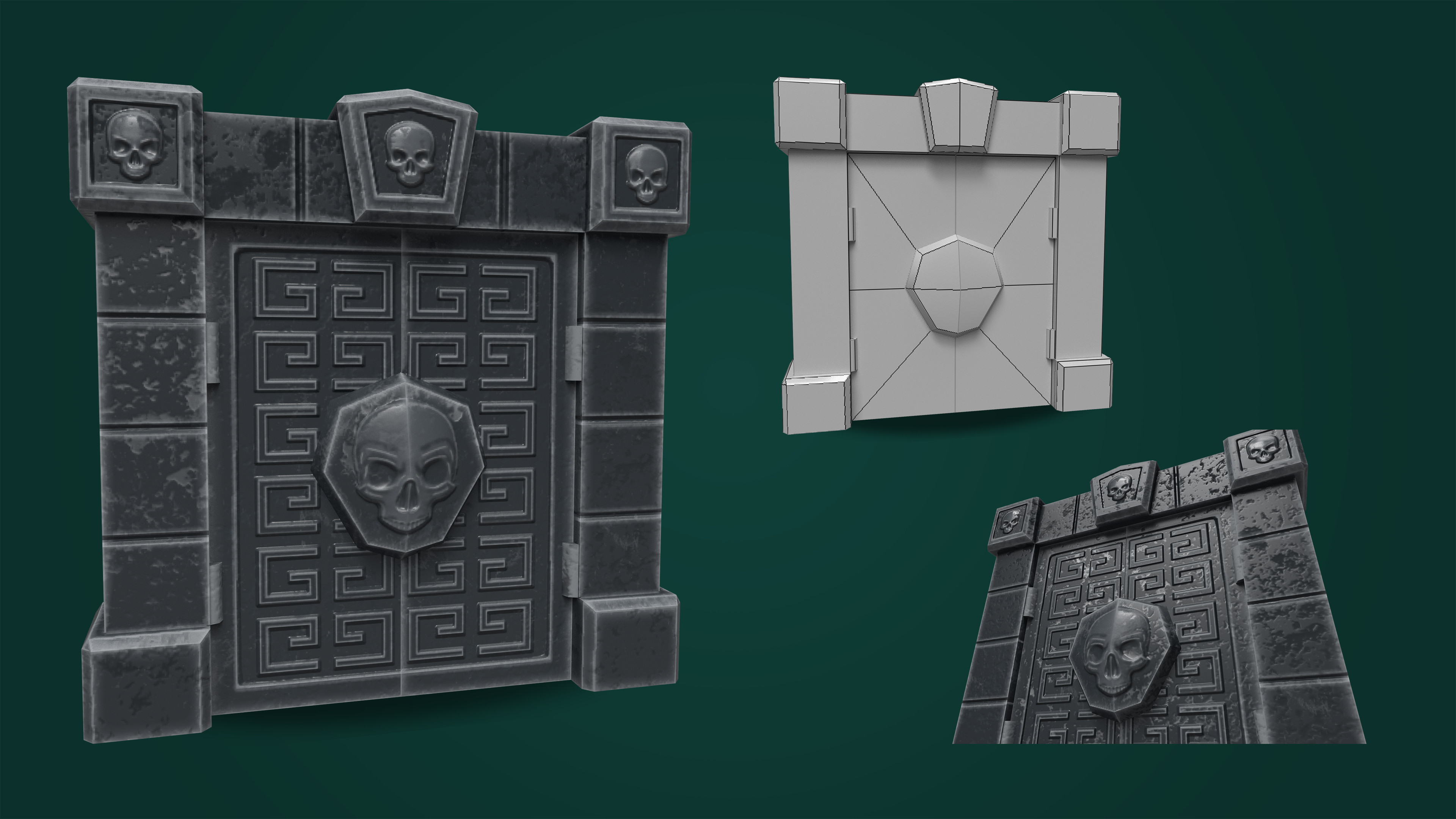 Stone Crypt Door.
Check it out on Sketchfab below!