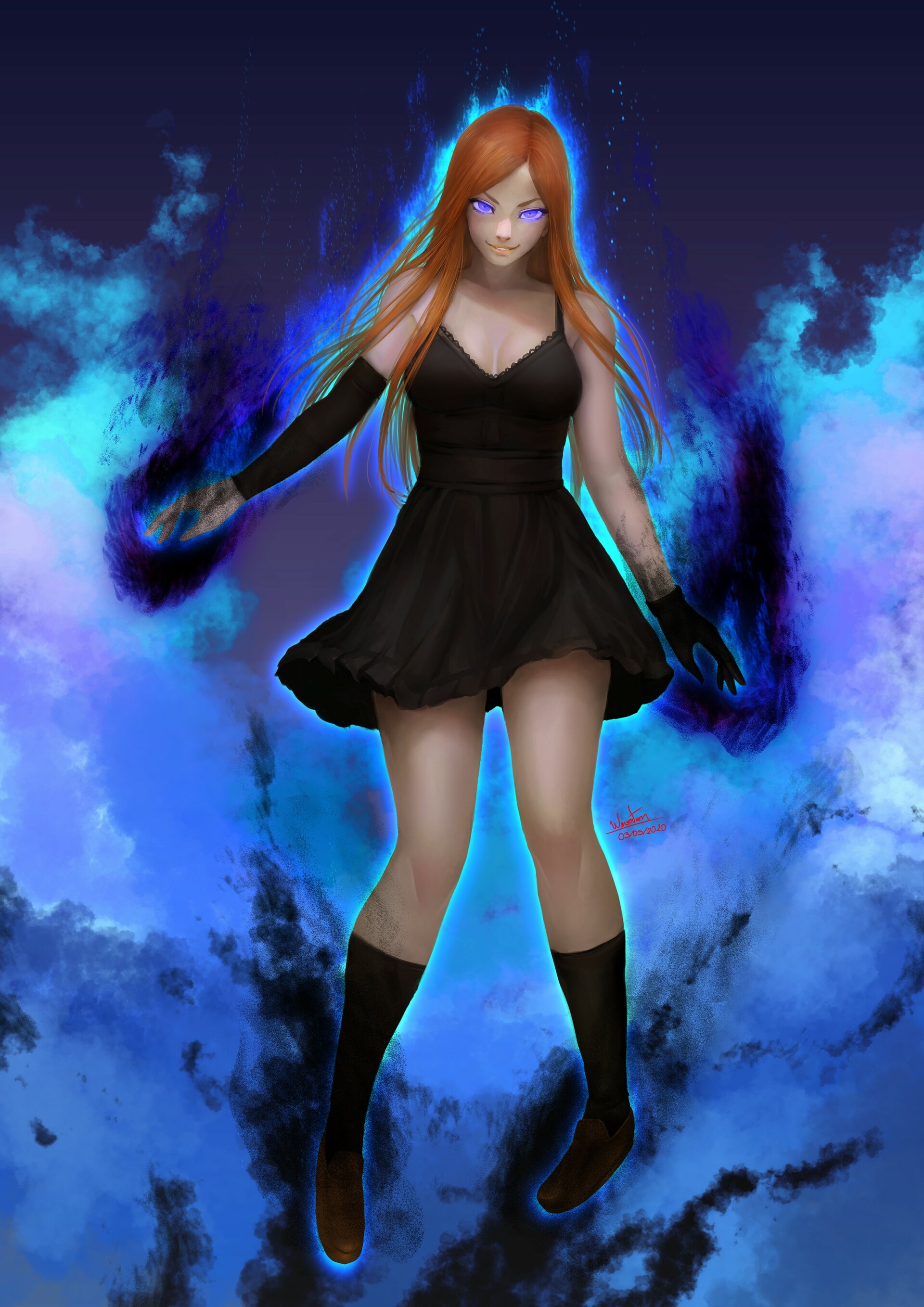 ArtStation Dark girl