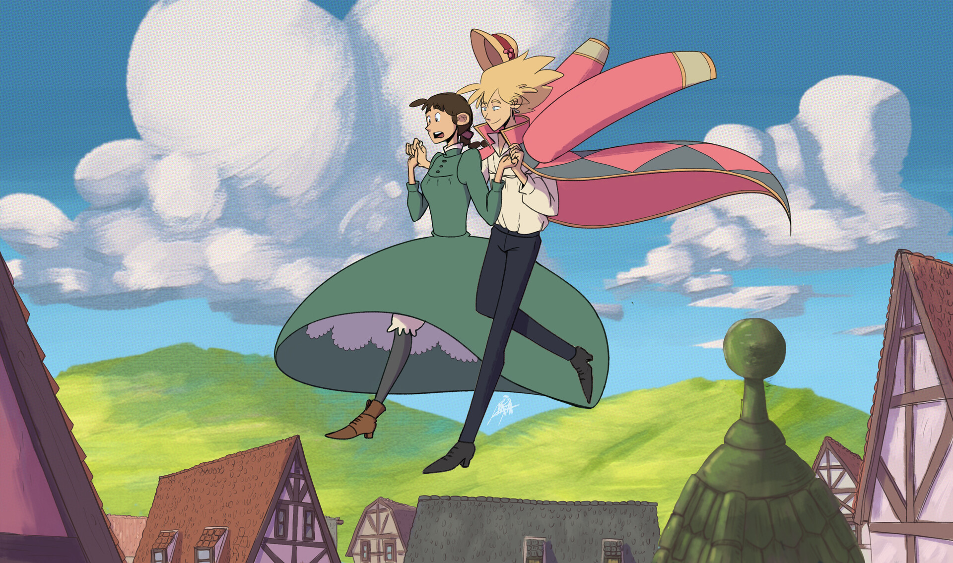 Artstation Fanart Studio Ghibli S Howl S Moving Castle Abdullah Akram
