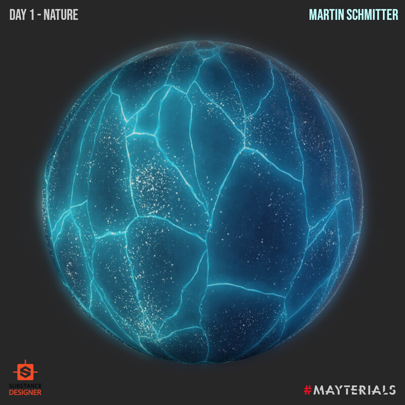 Mayterials - Day 1 - Nature (Stylized Ice Lake)