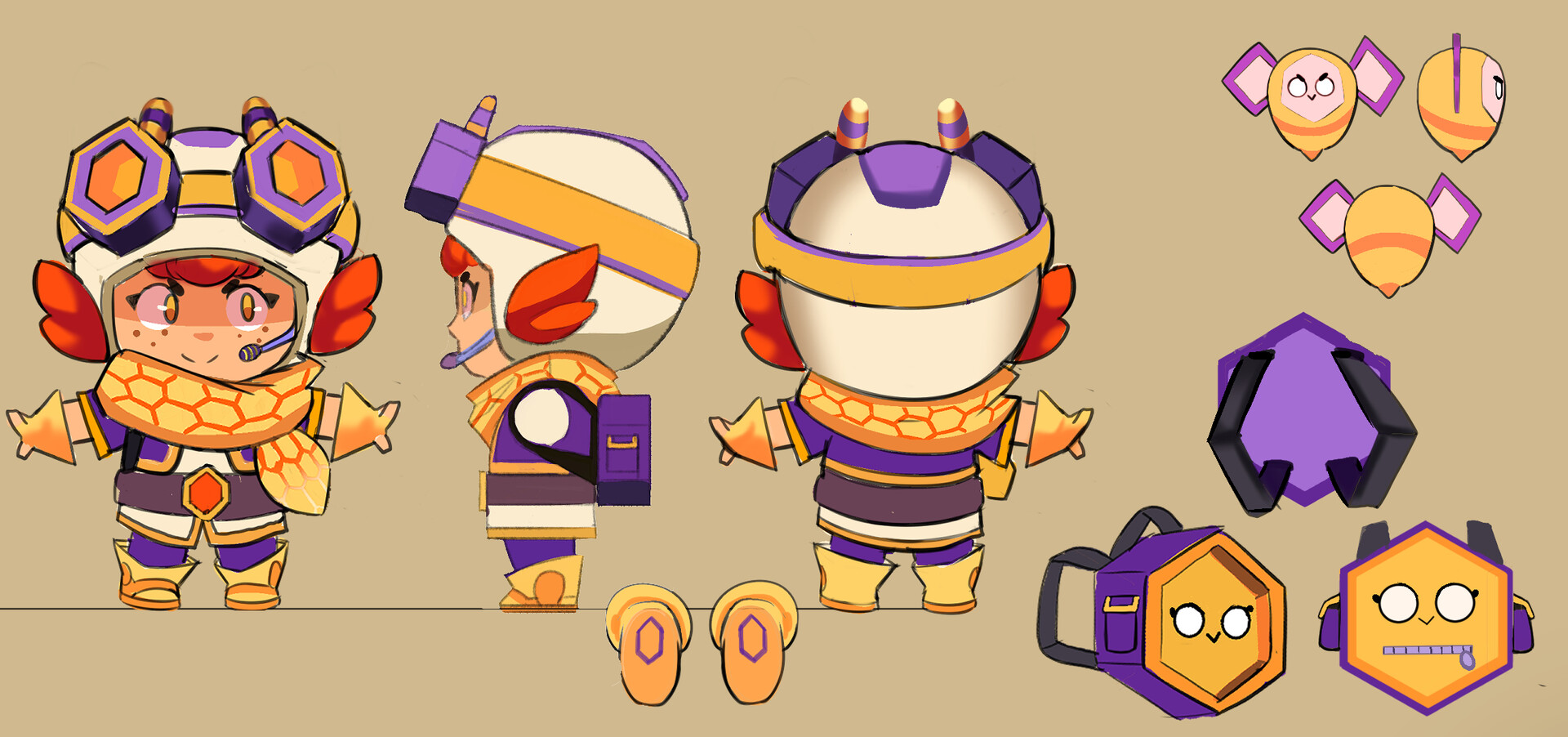 Artstation Bea Carmen Ortiz - ortiz brawl stars