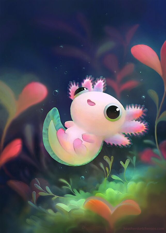 Artstation Axolotl Alexis Willens